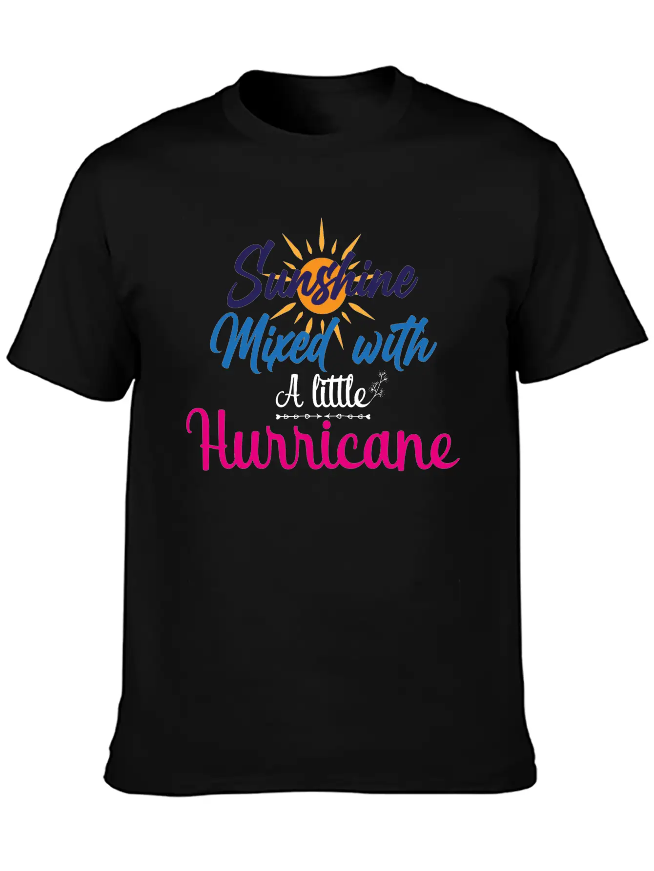 Sunshine Mixed With A Little Hurricane Relaxed Everyday Tee – Lightweight And Durable Cotton