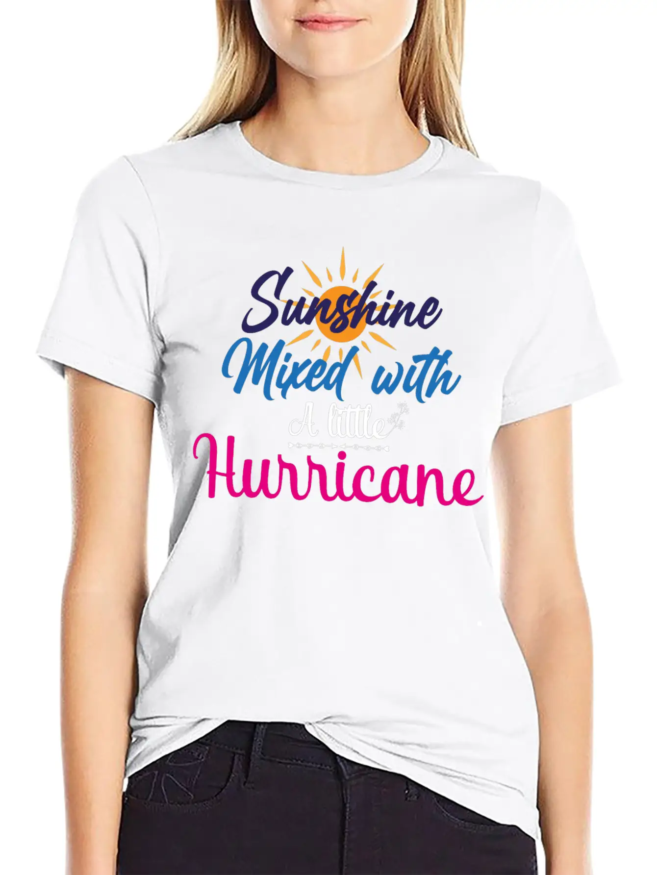 Sunshine Mixed With A Little Hurricane Relaxed Everyday Tee – Lightweight And Durable Cotton