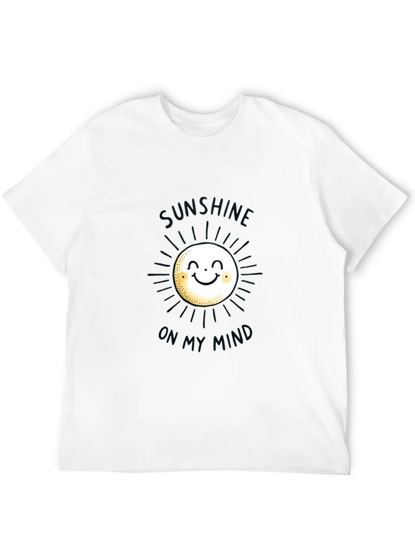 Sunshine On My Mind Relaxed Everyday Tee – Lightweight And Durable Cotton