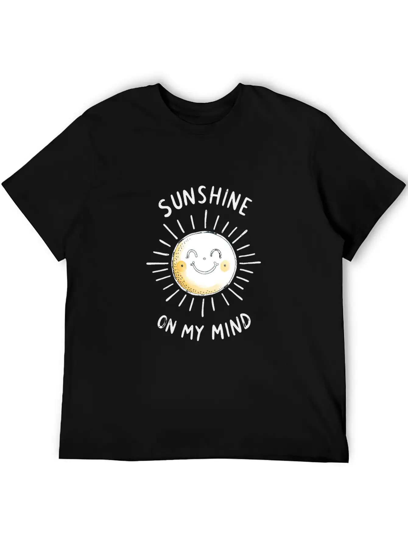Sunshine On My Mind Relaxed Everyday Tee – Lightweight And Durable Cotton