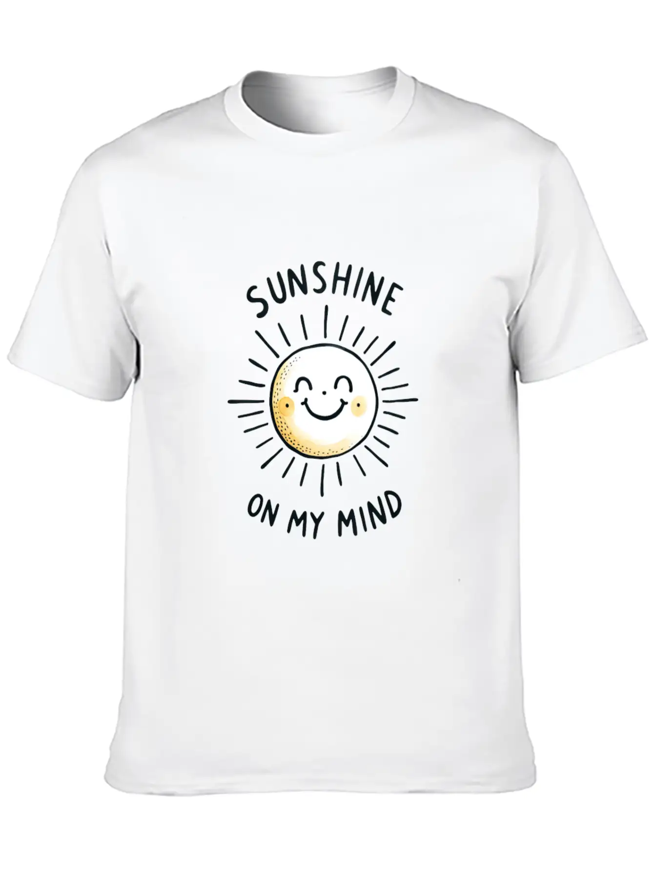 Sunshine On My Mind Relaxed Everyday Tee – Lightweight And Durable Cotton