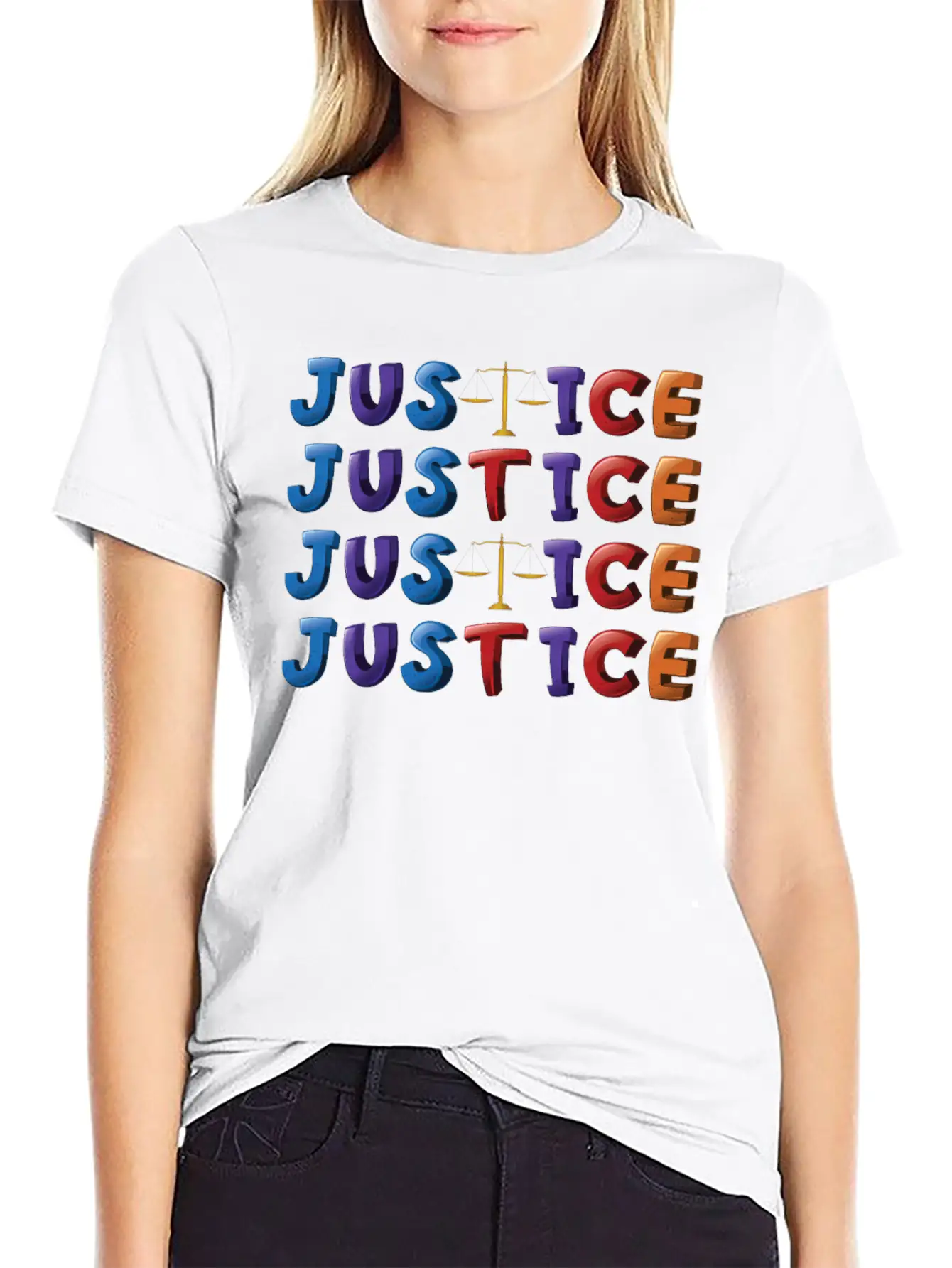 Support - Justice - Awareness - Equality - Classic Fit Graphic Tee For Daily Comfort – Unisex Cotton Shirt