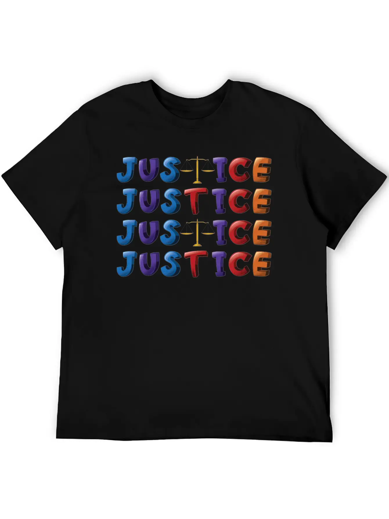 Support - Justice - Awareness - Equality - Classic Fit Graphic Tee For Daily Comfort – Unisex Cotton Shirt