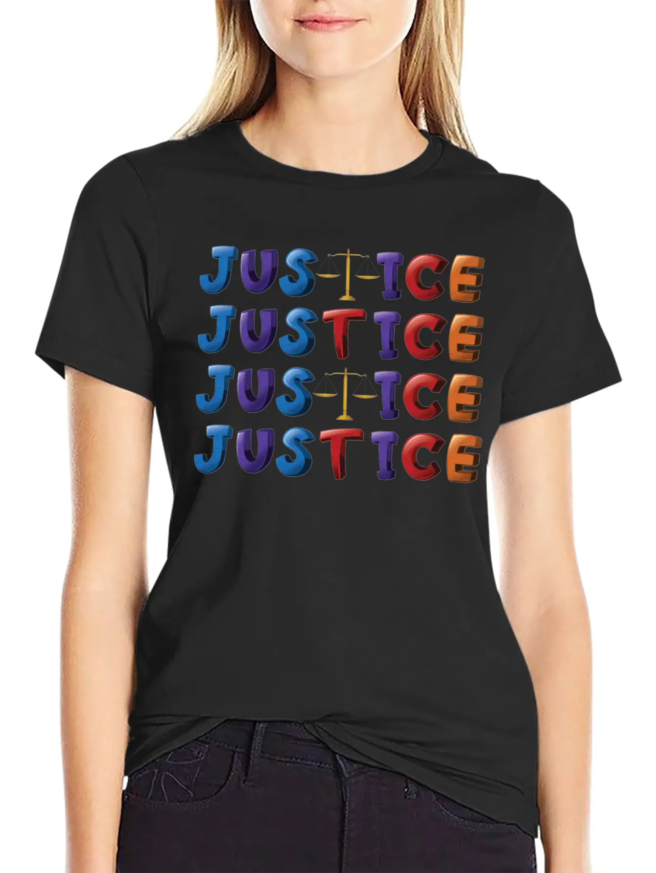 Support - Justice - Awareness - Equality - Classic Fit Graphic Tee For Daily Comfort – Unisex Cotton Shirt