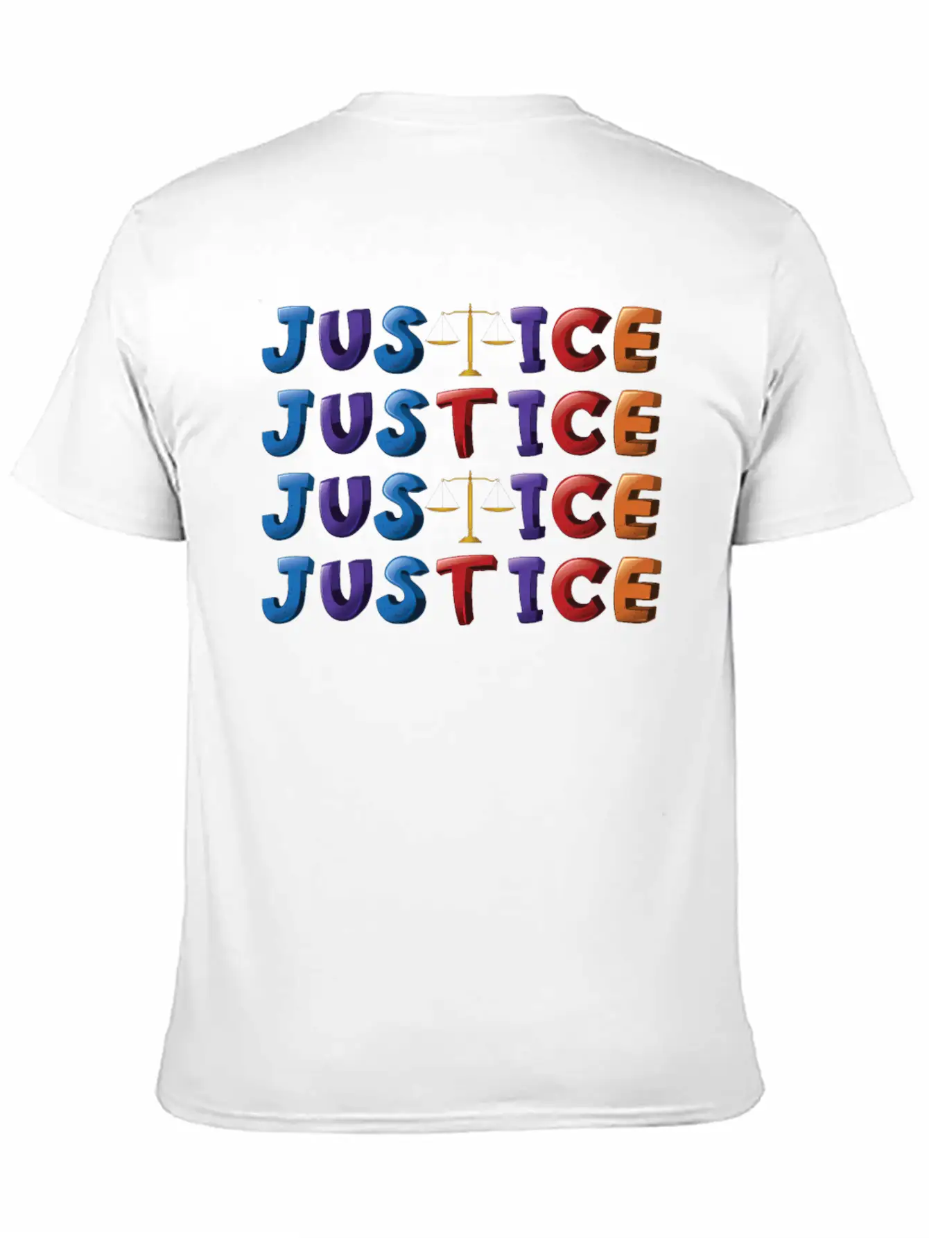 Support - Justice - Awareness - Equality - Classic Fit Graphic Tee For Daily Comfort – Unisex Cotton Shirt