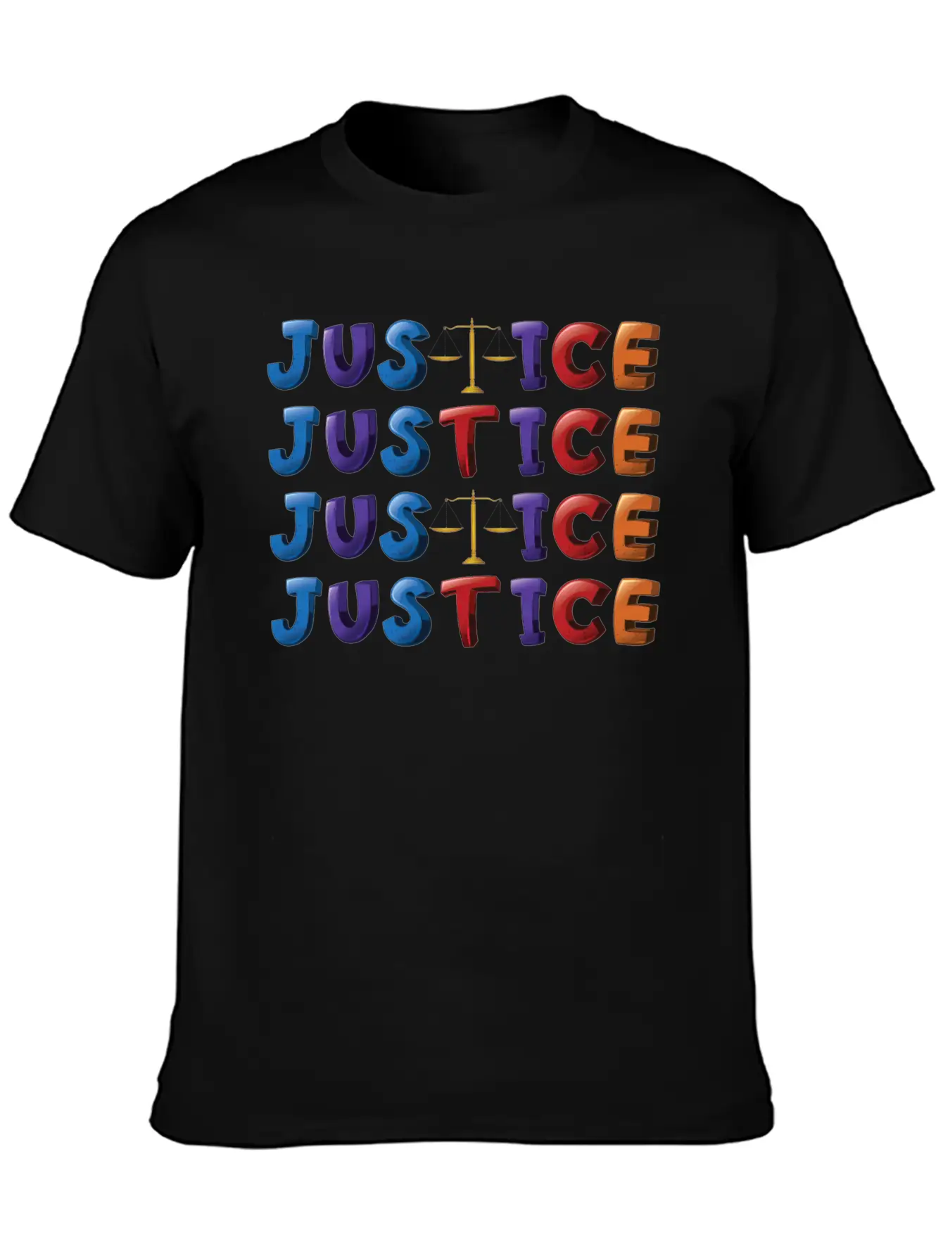 Support - Justice - Awareness - Equality - Classic Fit Graphic Tee For Daily Comfort – Unisex Cotton Shirt