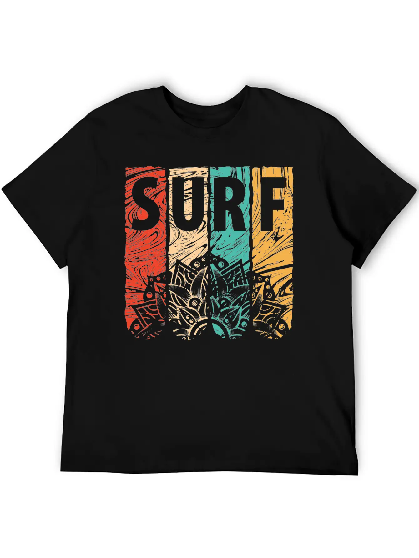 SURF Lightweight Cotton T-Shirt – Daily Comfort Graphic Shirt