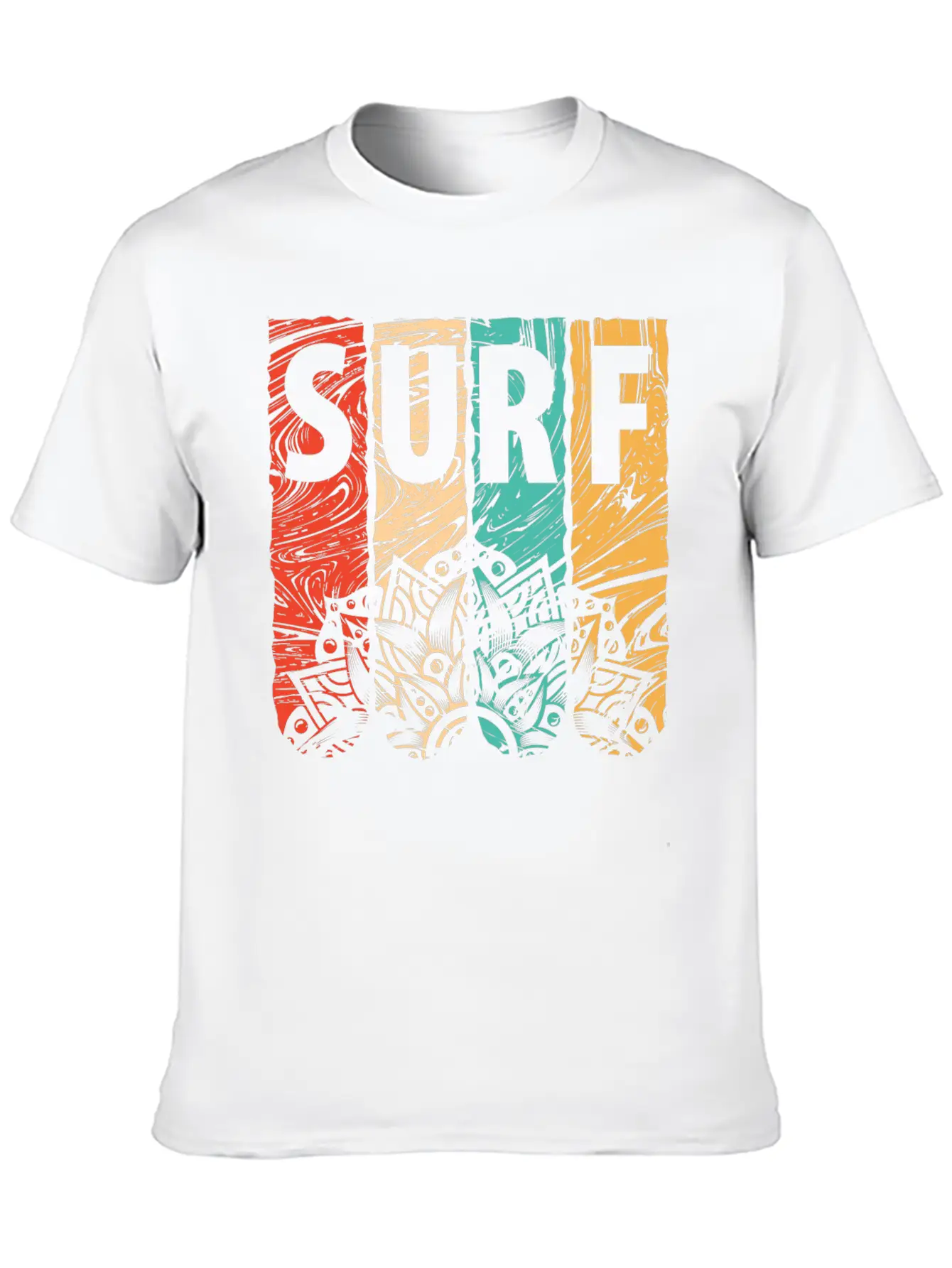 SURF Lightweight Cotton T-Shirt – Daily Comfort Graphic Shirt