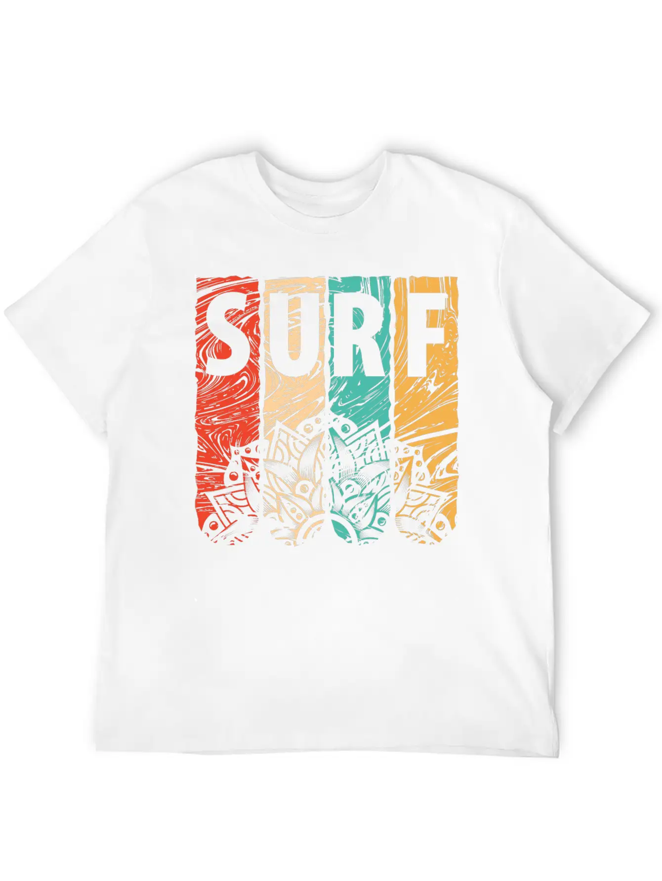 SURF Lightweight Cotton T-Shirt – Daily Comfort Graphic Shirt