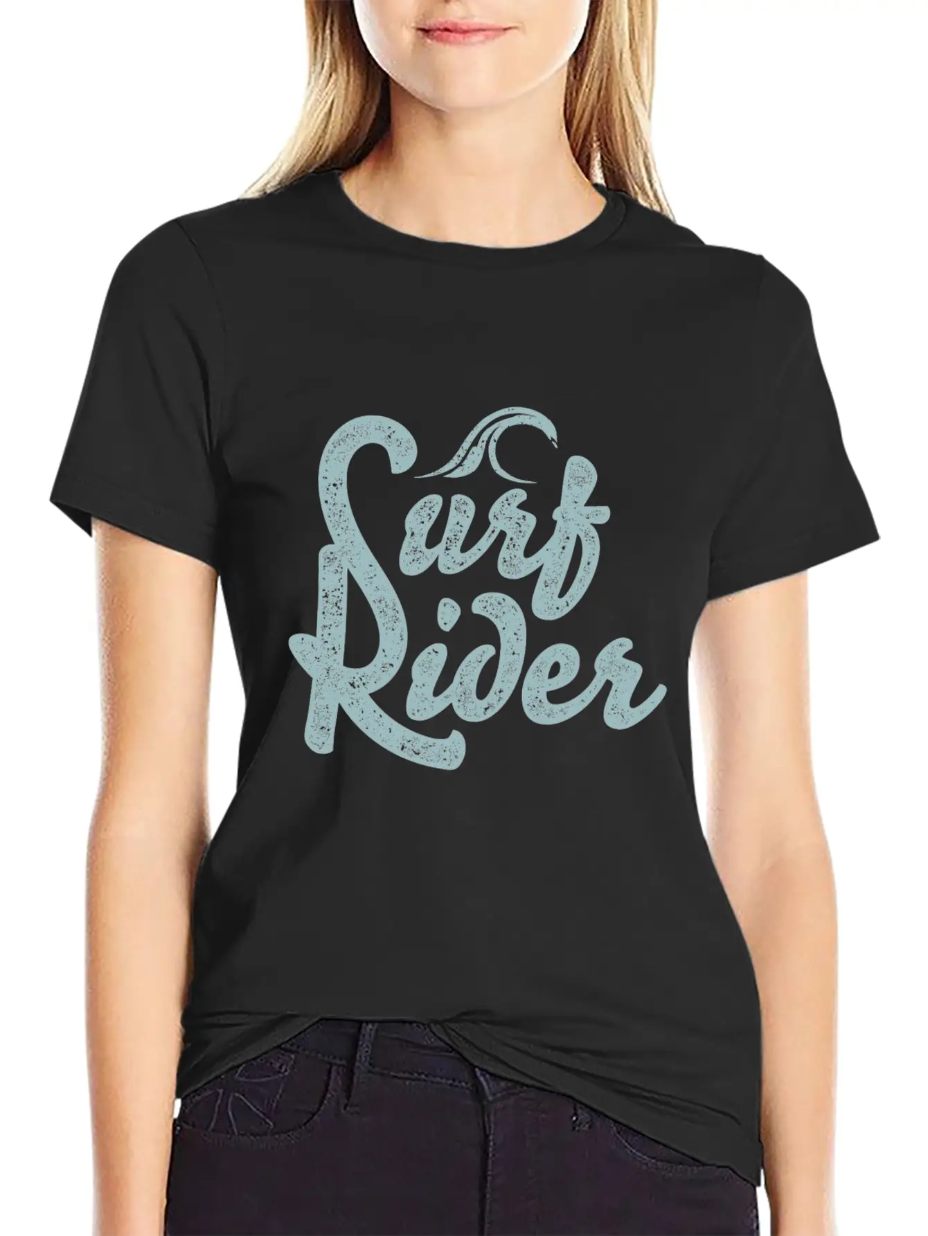 Surf Rider Lightweight Cotton T-Shirt – Daily Comfort Graphic Shirt
