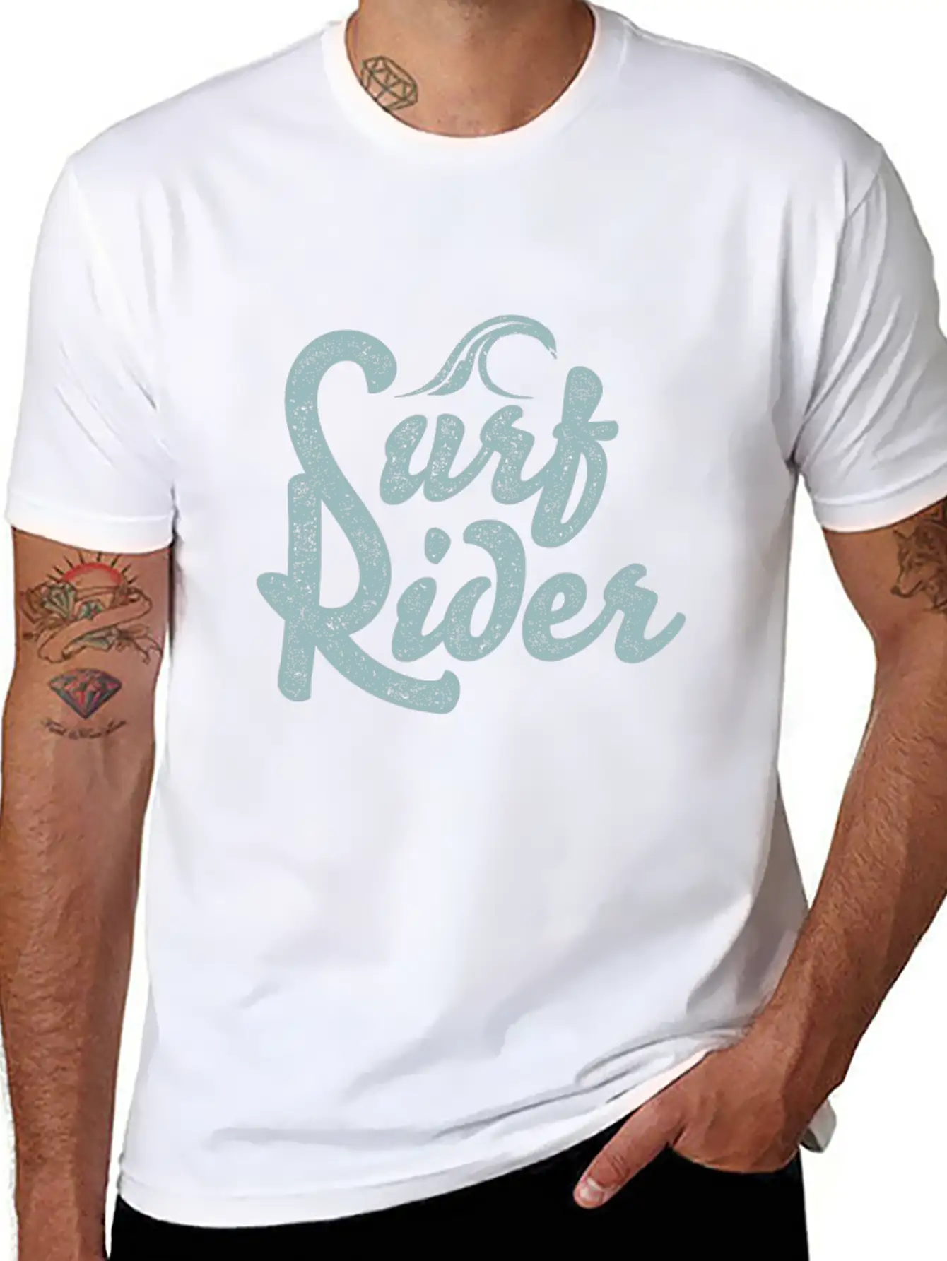 Surf Rider Lightweight Cotton T-Shirt – Daily Comfort Graphic Shirt