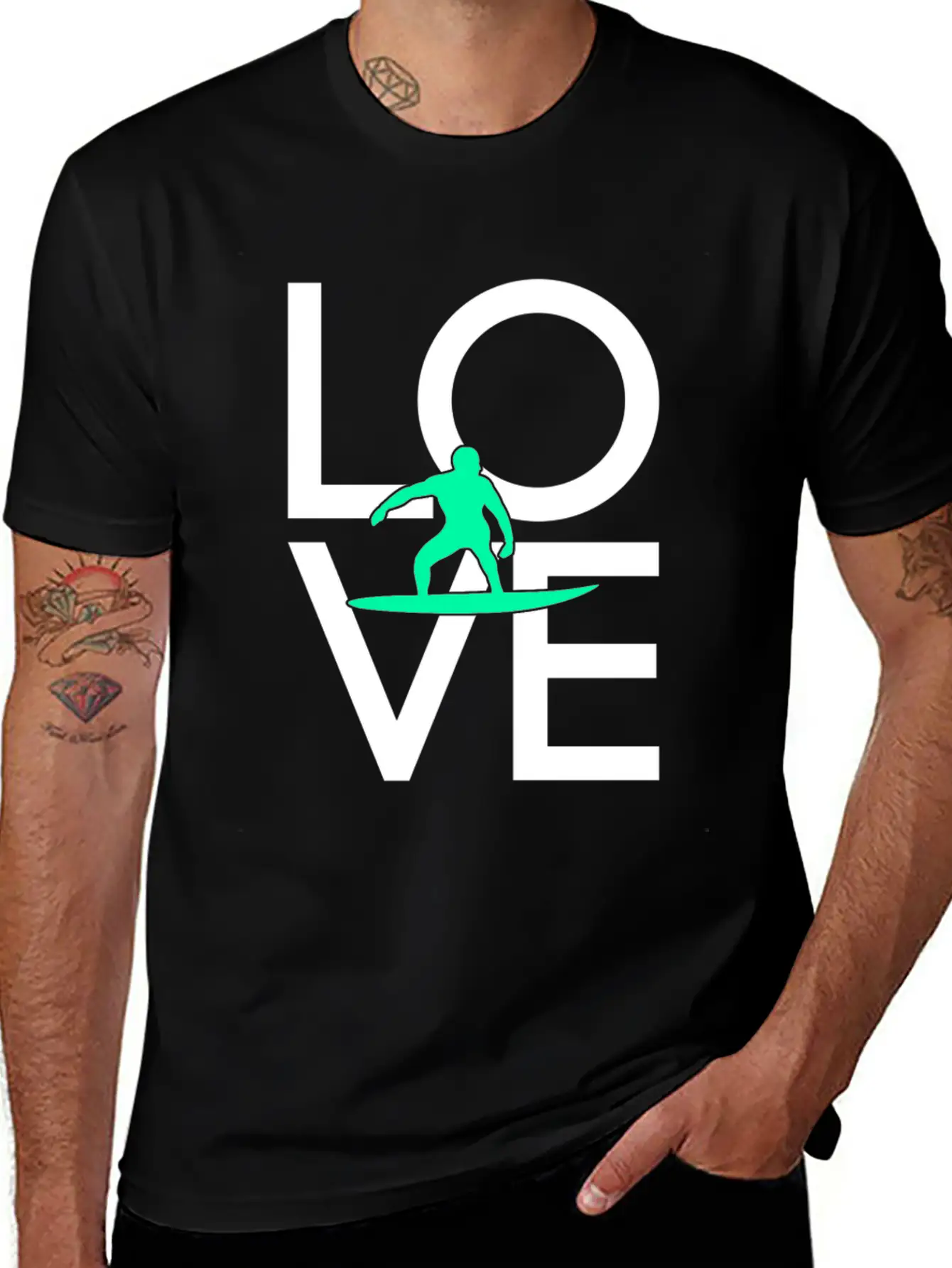 Surfing Classic Fit Graphic Tee For Daily Comfort – Unisex Cotton Shirt