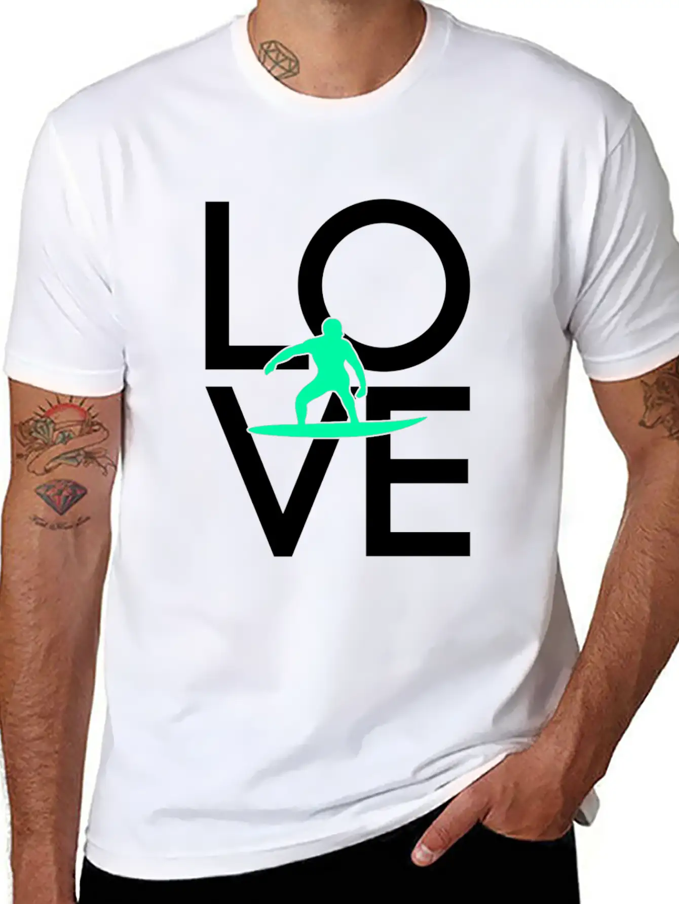 Surfing Classic Fit Graphic Tee For Daily Comfort – Unisex Cotton Shirt
