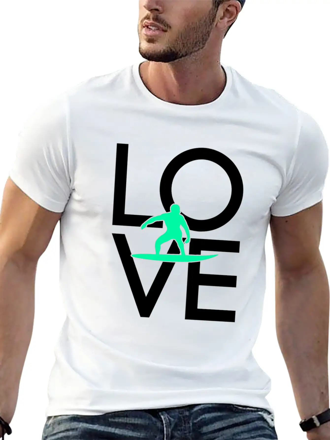 Surfing Classic Fit Graphic Tee For Daily Comfort – Unisex Cotton Shirt