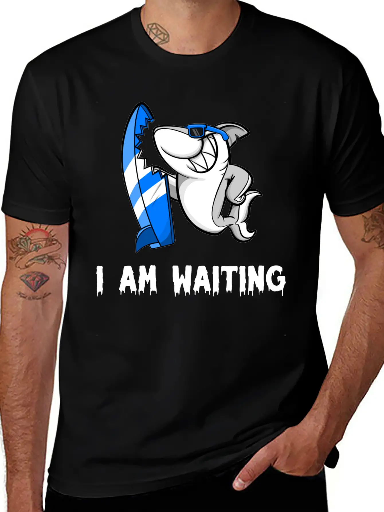 Surfing Lightweight Cotton T-Shirt – Daily Comfort Graphic Shirt