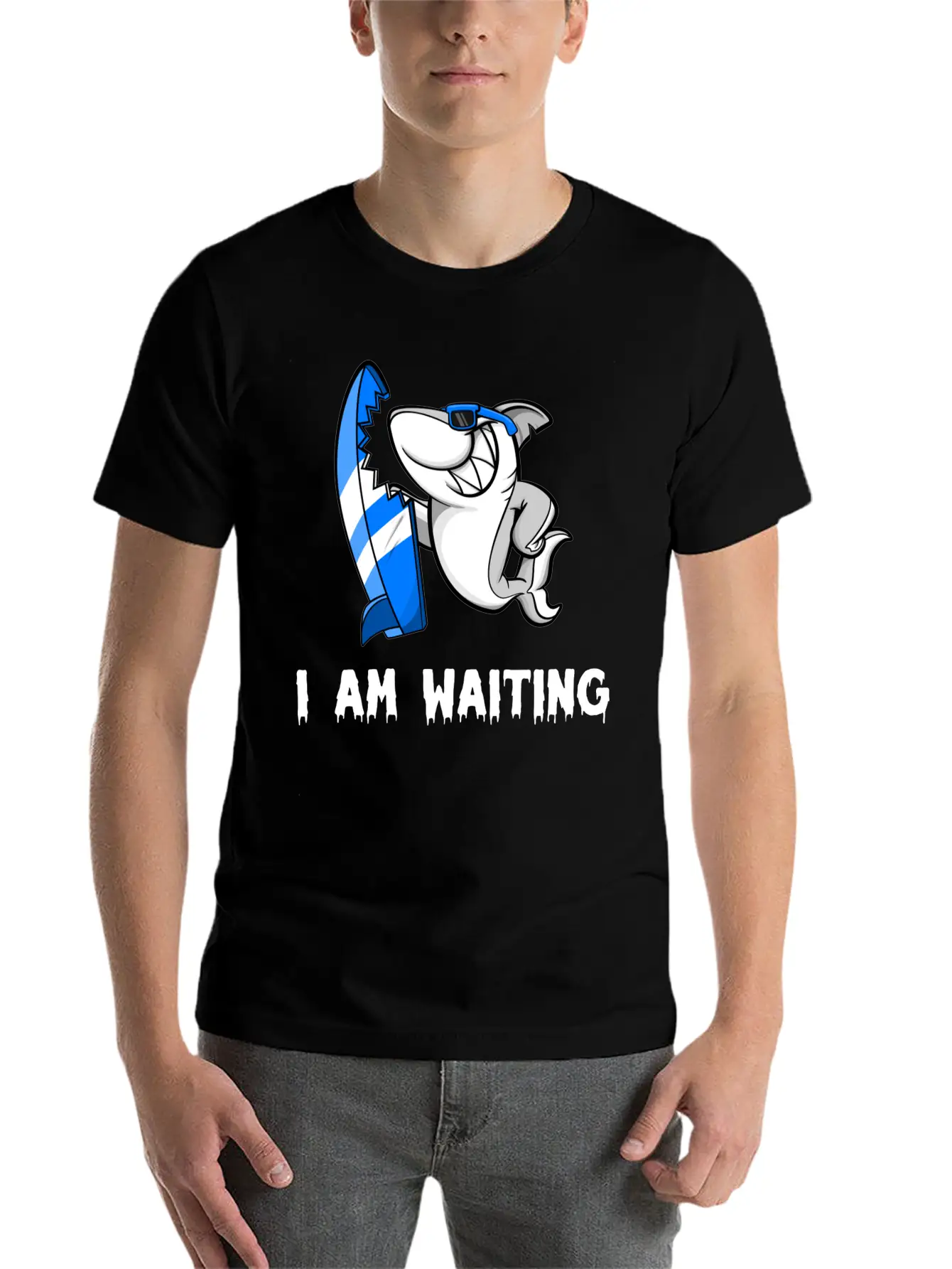 Surfing Lightweight Cotton T-Shirt – Daily Comfort Graphic Shirt