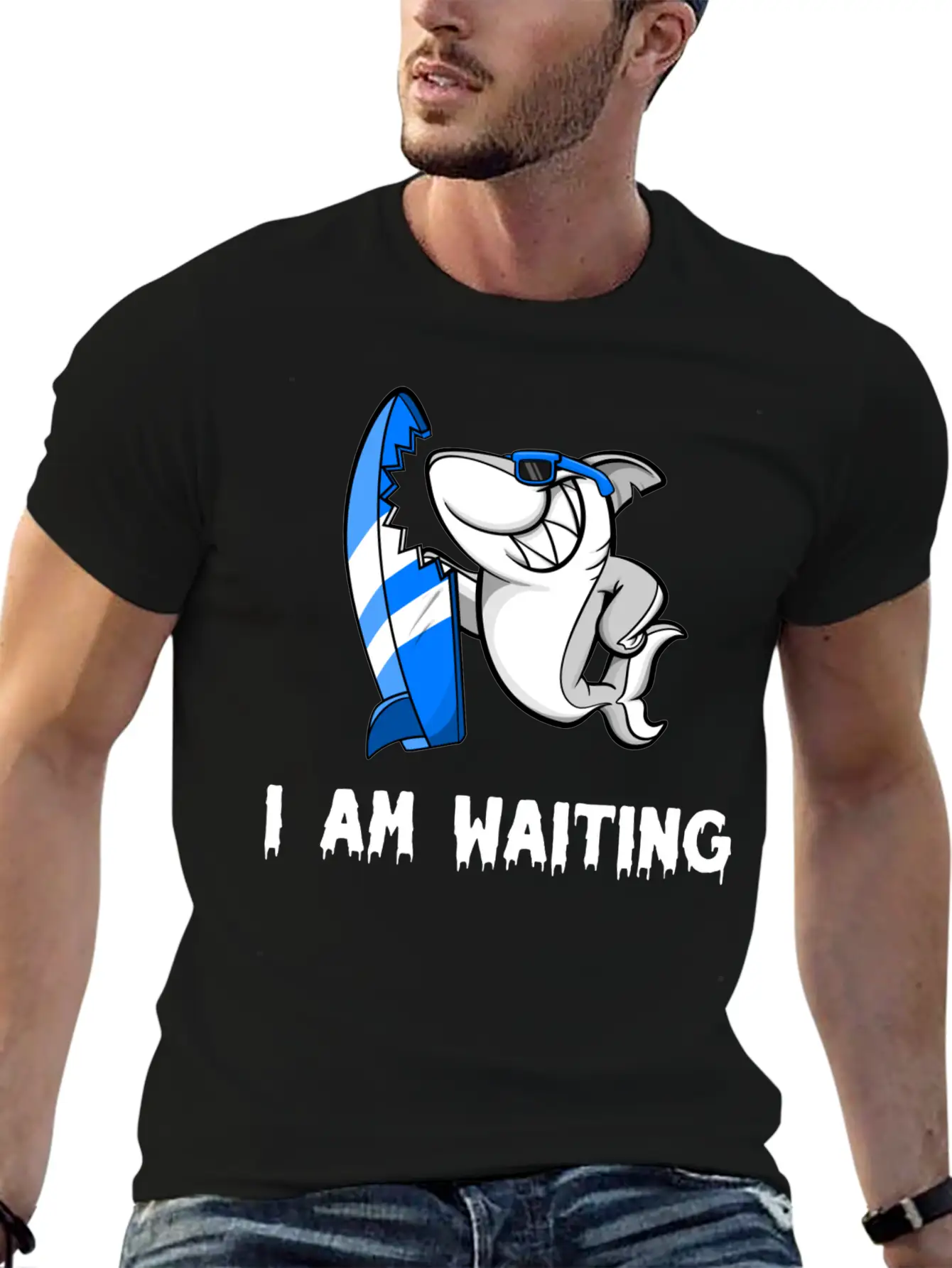 Surfing Lightweight Cotton T-Shirt – Daily Comfort Graphic Shirt