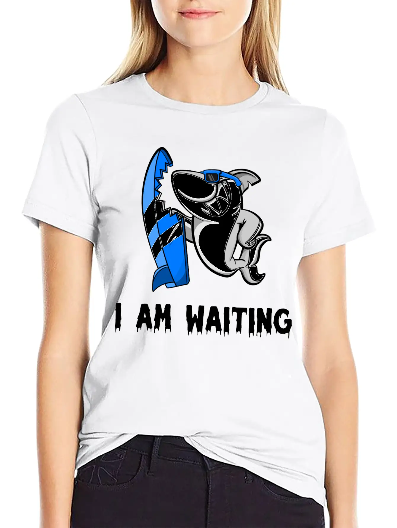 Surfing Lightweight Cotton T-Shirt – Daily Comfort Graphic Shirt