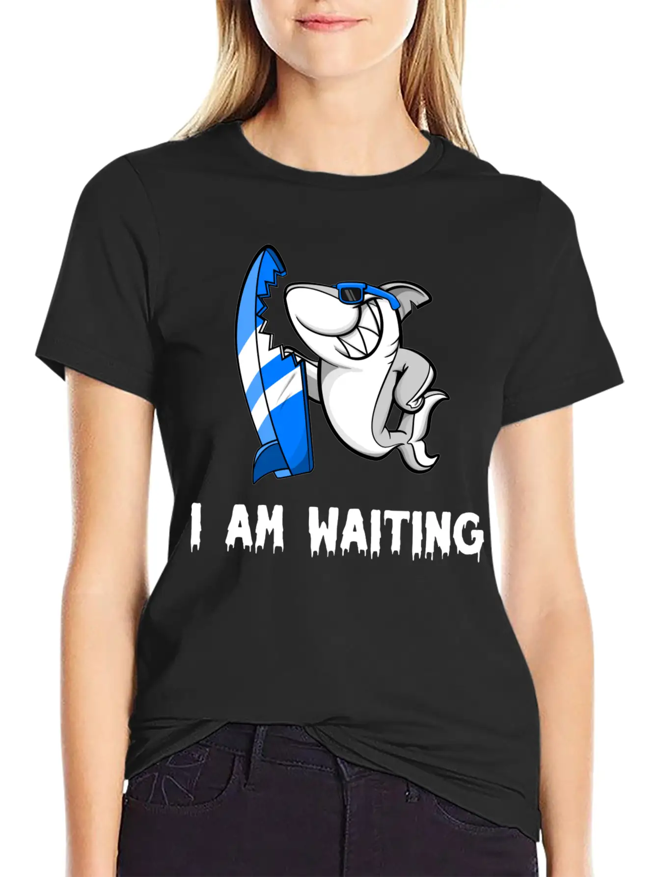 Surfing Lightweight Cotton T-Shirt – Daily Comfort Graphic Shirt