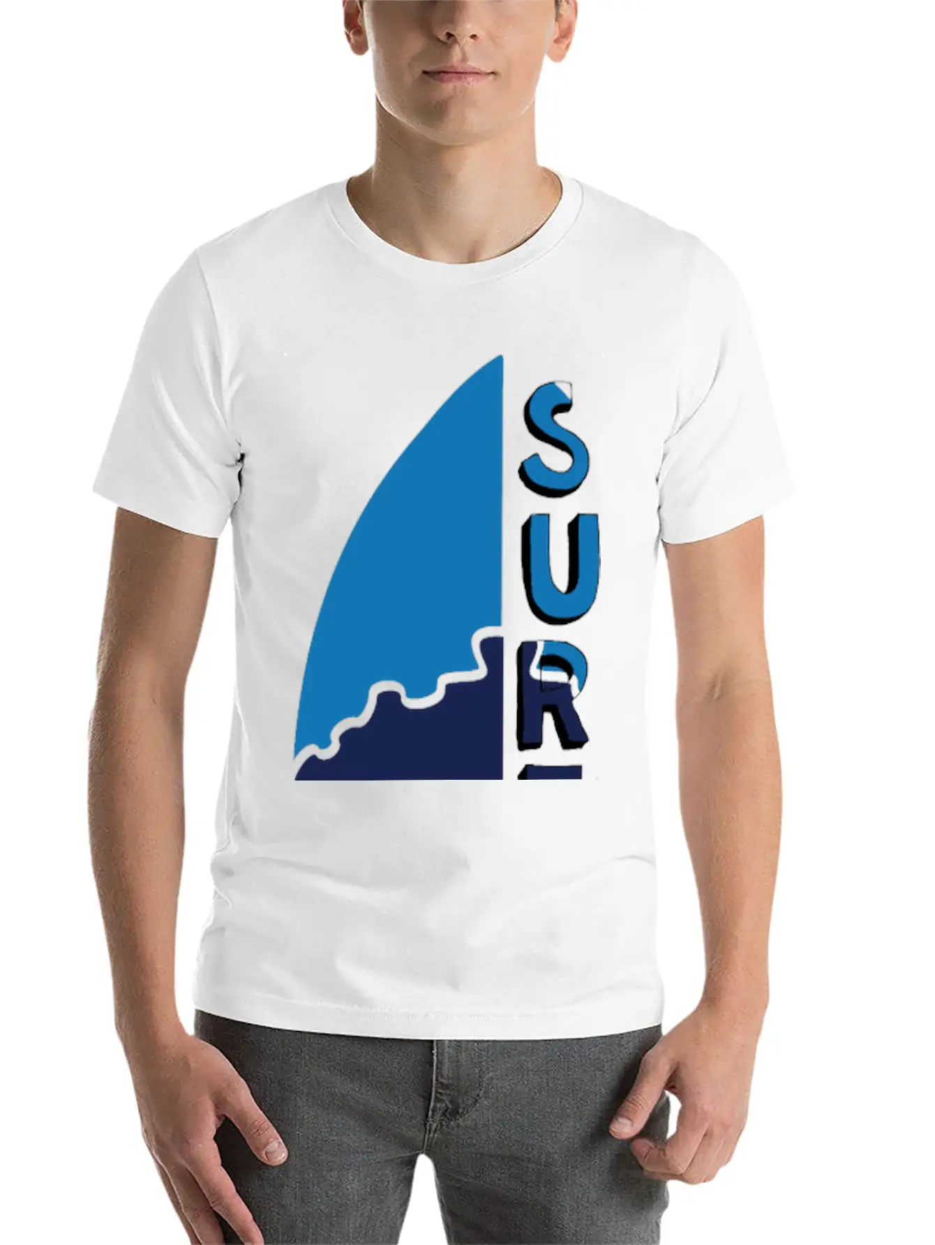 Surfing Modern Fit Casual T-Shirt – Clean And Versatile Design