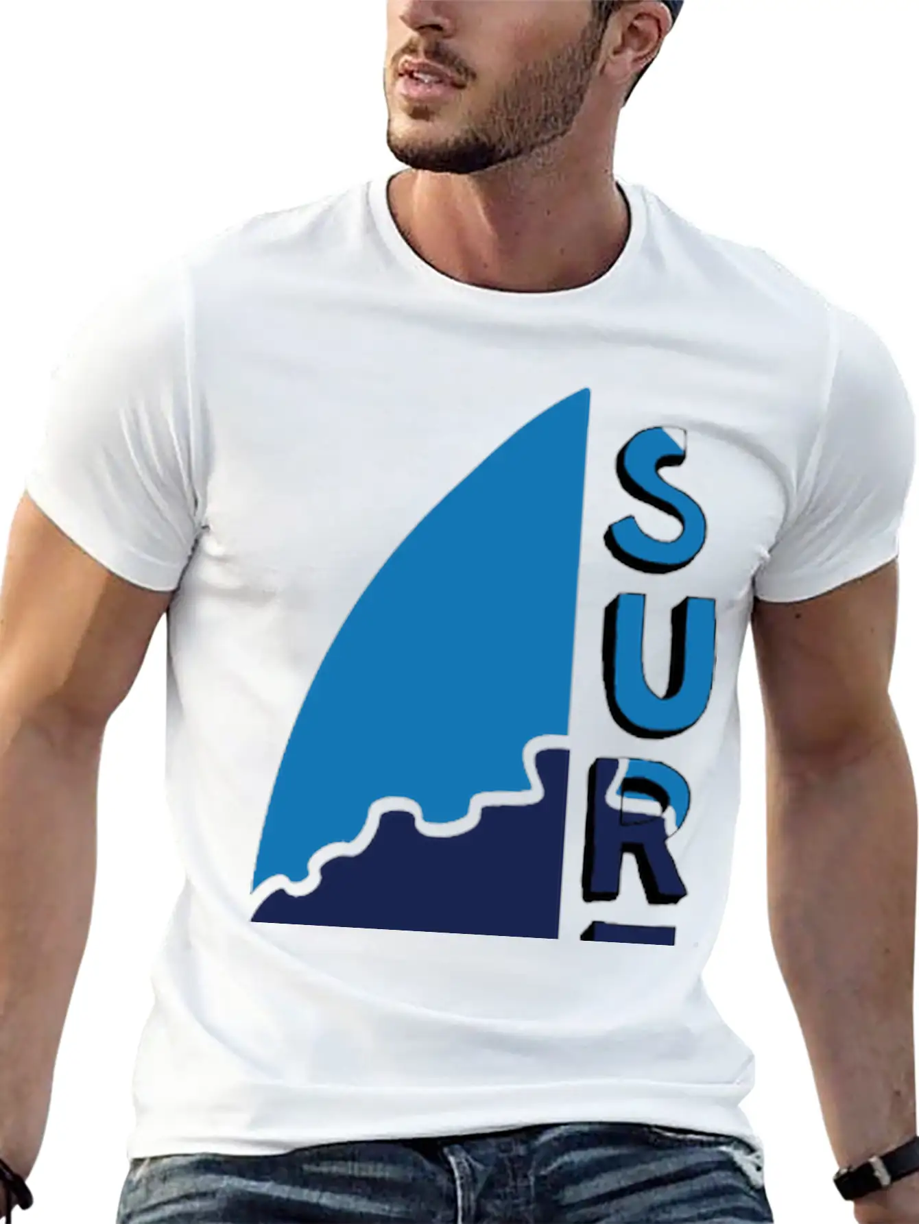 Surfing Modern Fit Casual T-Shirt – Clean And Versatile Design