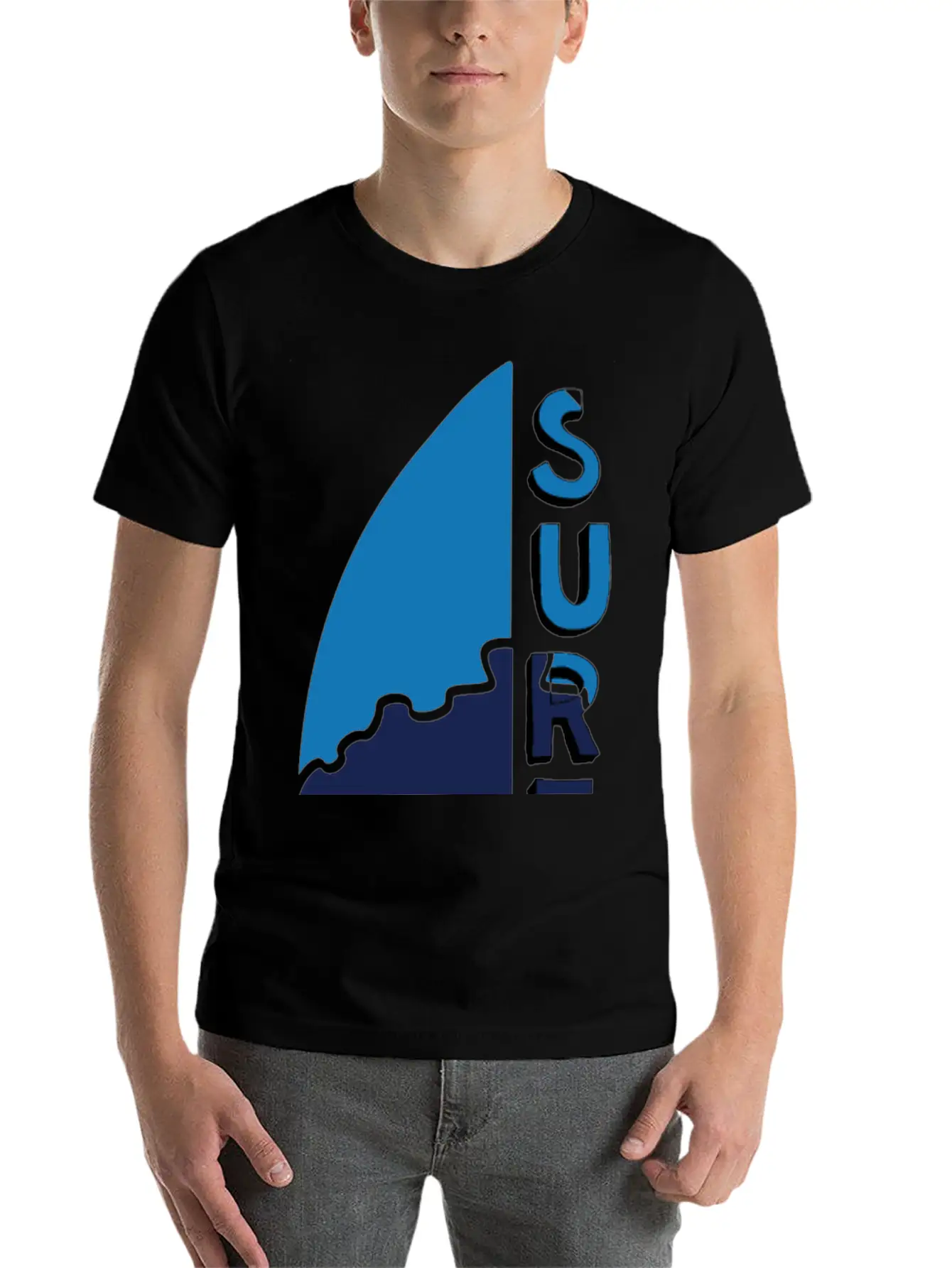 Surfing Modern Fit Casual T-Shirt – Clean And Versatile Design