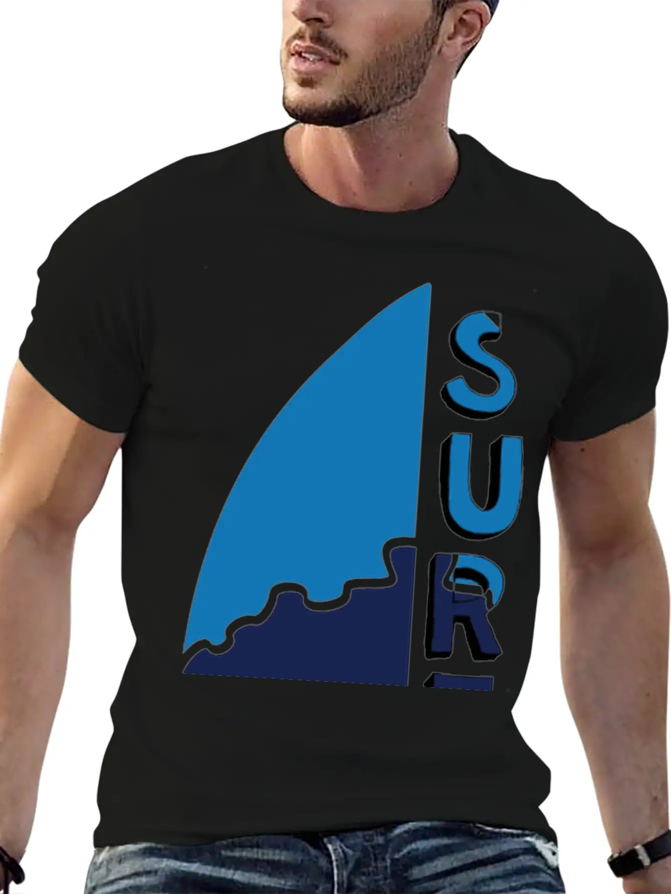 Surfing Modern Fit Casual T-Shirt – Clean And Versatile Design