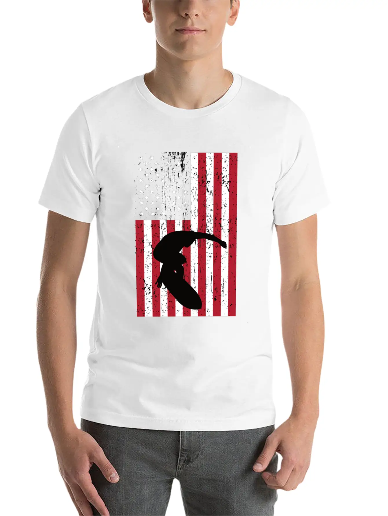 Surfing Soft Cotton Short Sleeve Tee – Unisex Wardrobe Staple