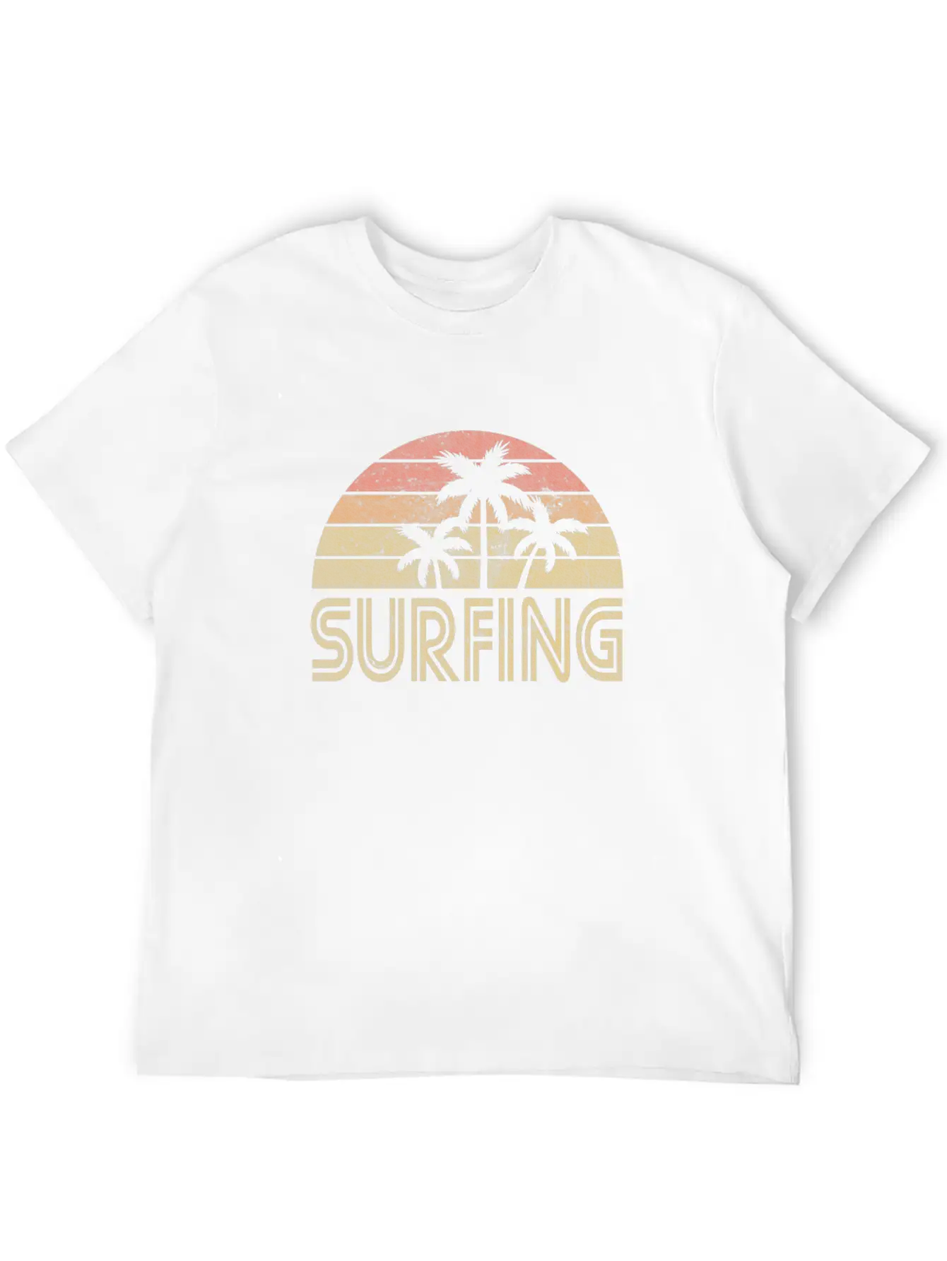 Surfing Surfing Sunset Surfing Waves Modern Fit Casual T-Shirt – Clean And Versatile Design