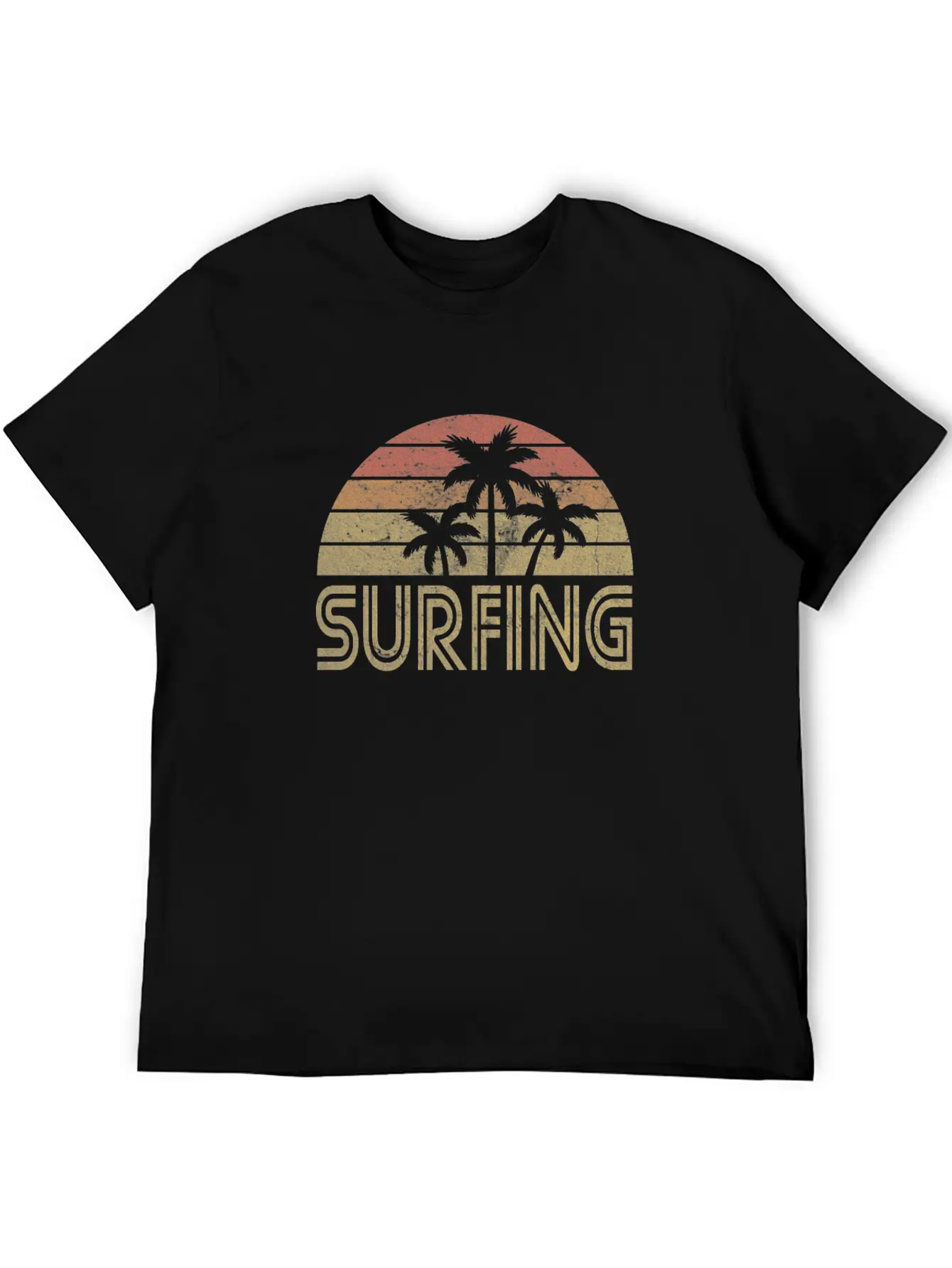 Surfing Surfing Sunset Surfing Waves Modern Fit Casual T-Shirt – Clean And Versatile Design