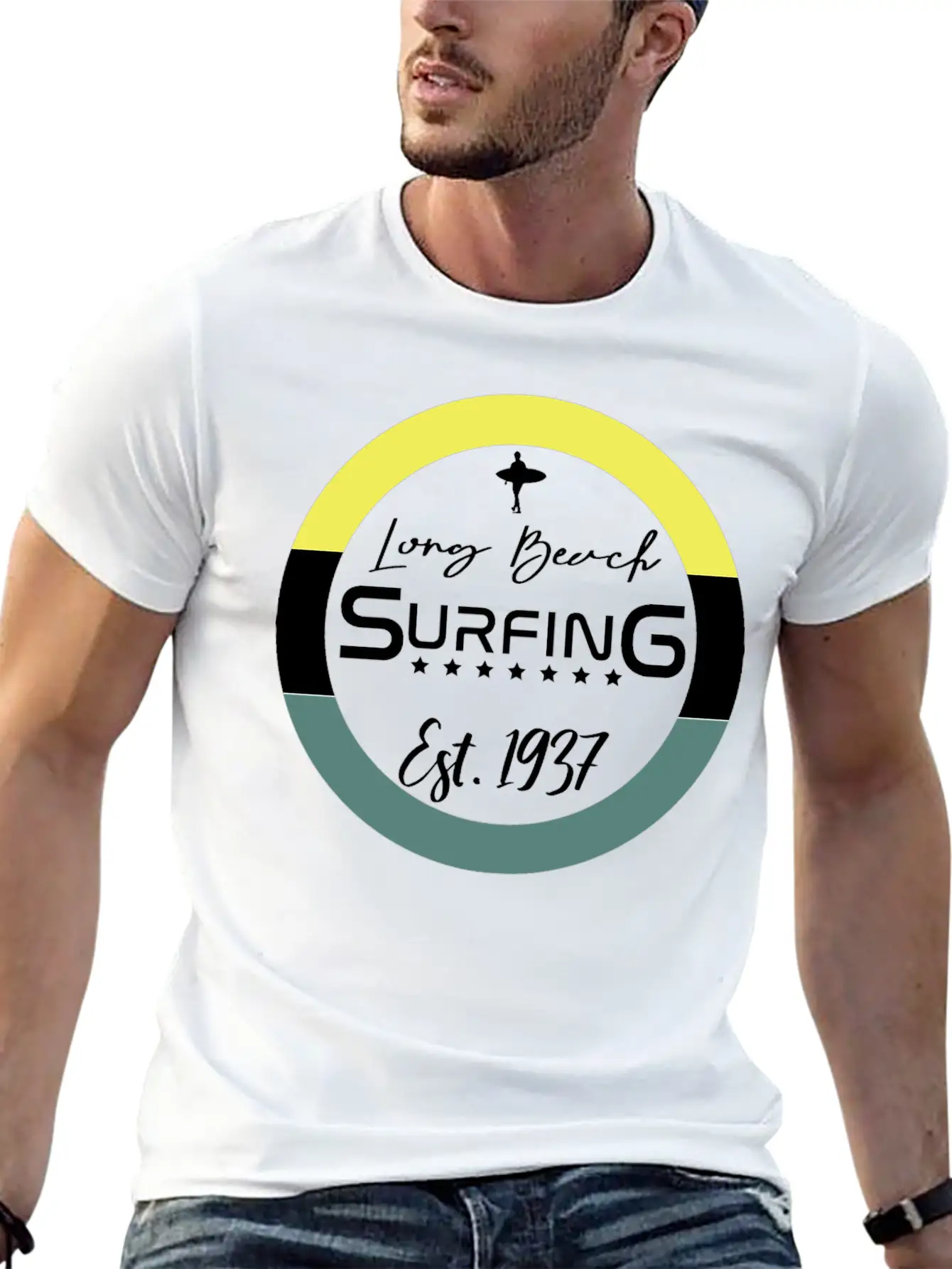 Surfing Unisex Casual T-Shirt – Clean Design For Daily Comfort