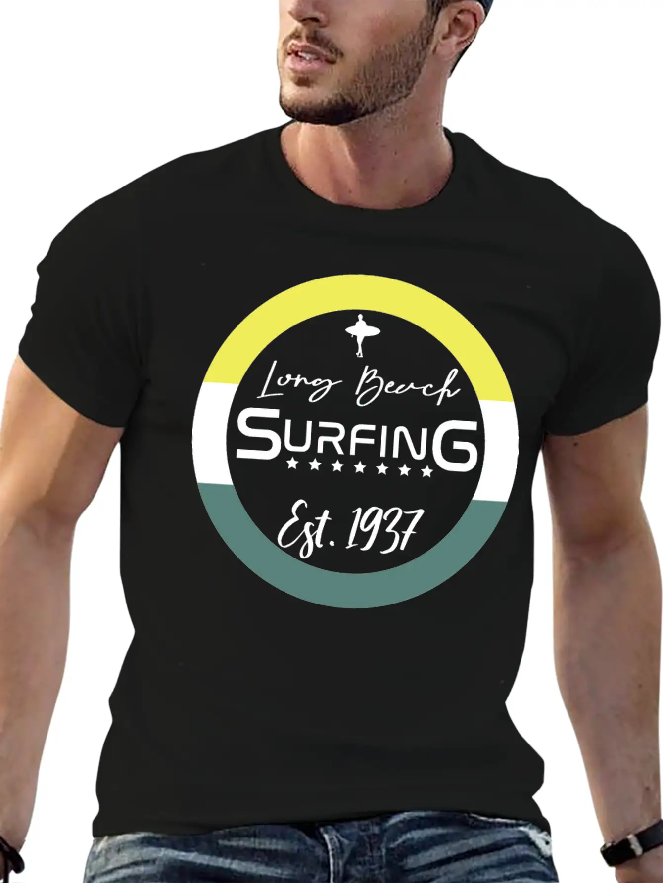 Surfing Unisex Casual T-Shirt – Clean Design For Daily Comfort