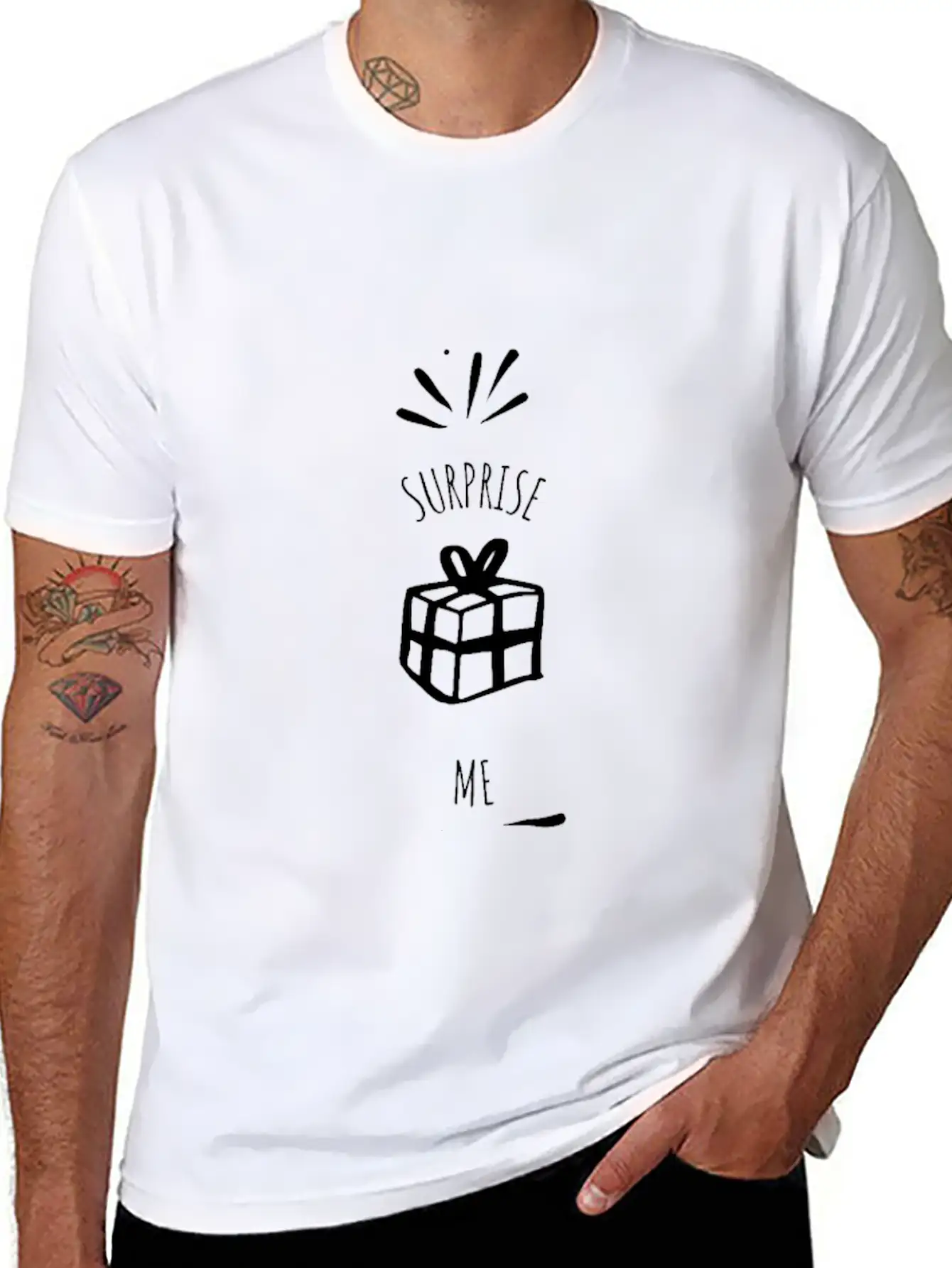 Surprise Essential Cotton Tee For Daily Outfits – Unisex Style