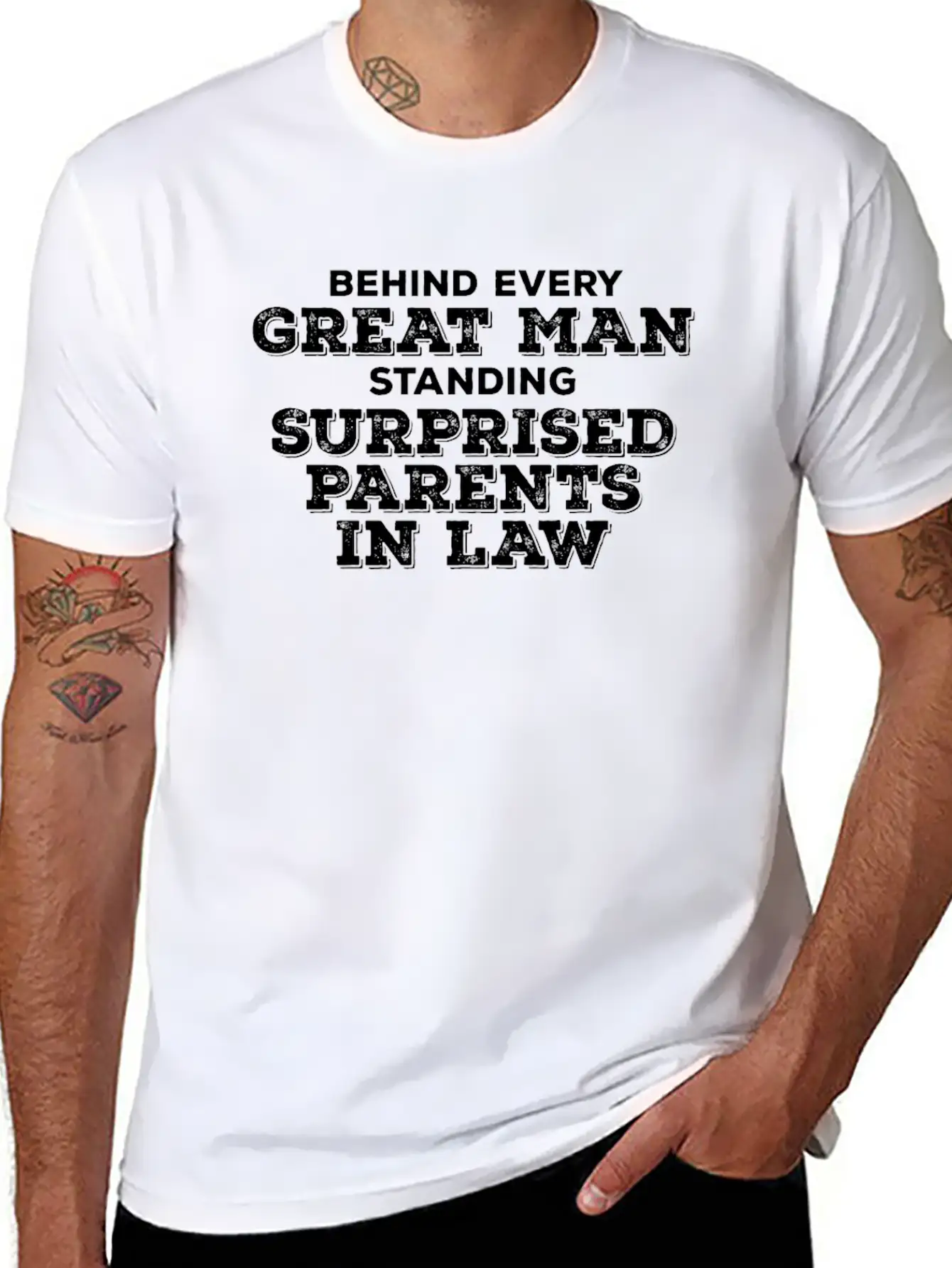 Surprised In-laws Unisex Casual T-Shirt – Clean Design For Daily Comfort