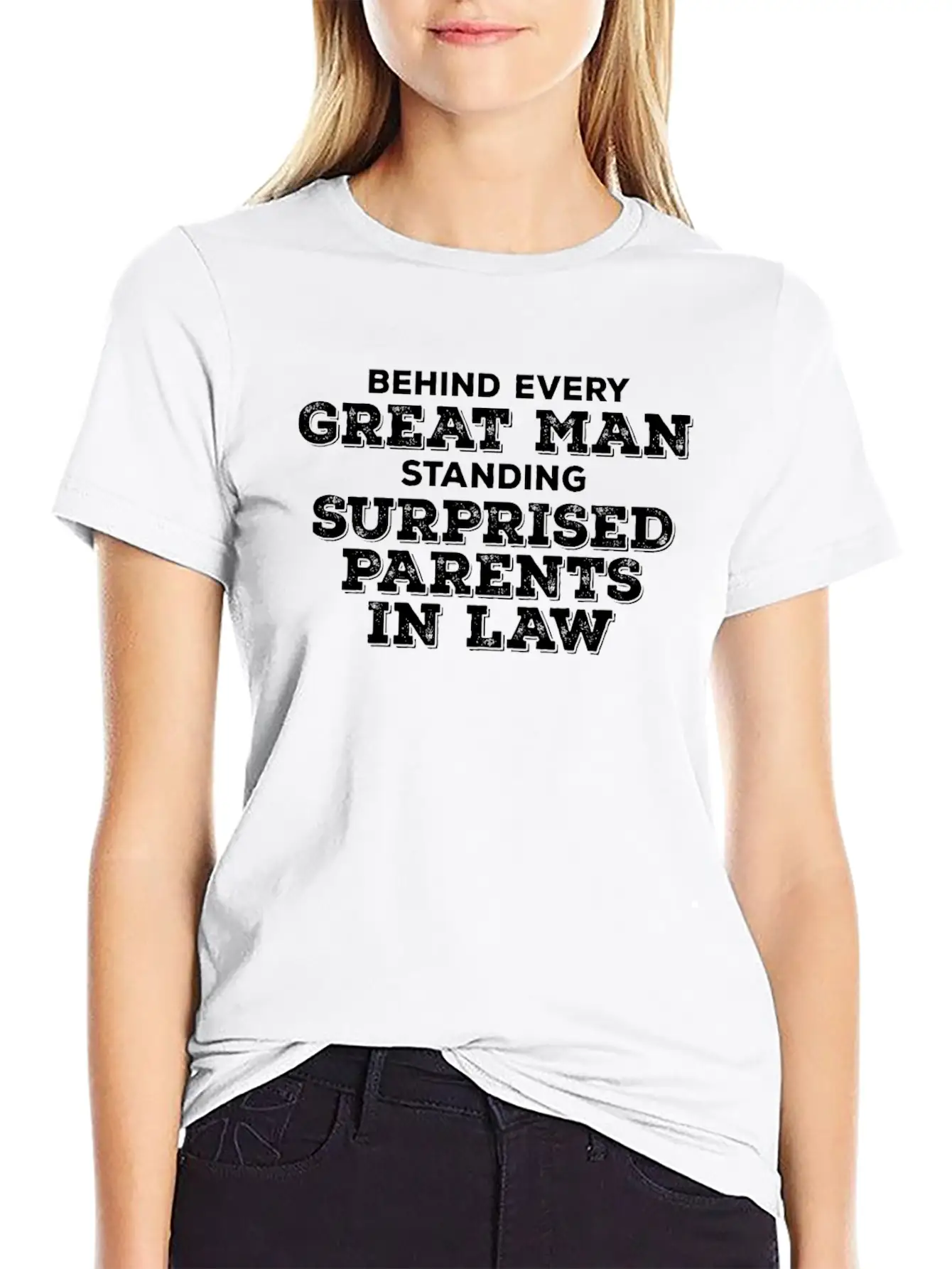 Surprised In-laws Unisex Casual T-Shirt – Clean Design For Daily Comfort