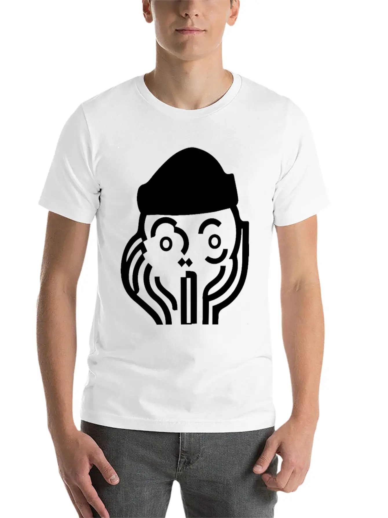 Surprised OPY Basic Graphic T-Shirt – Daily Comfort In Soft Cotton