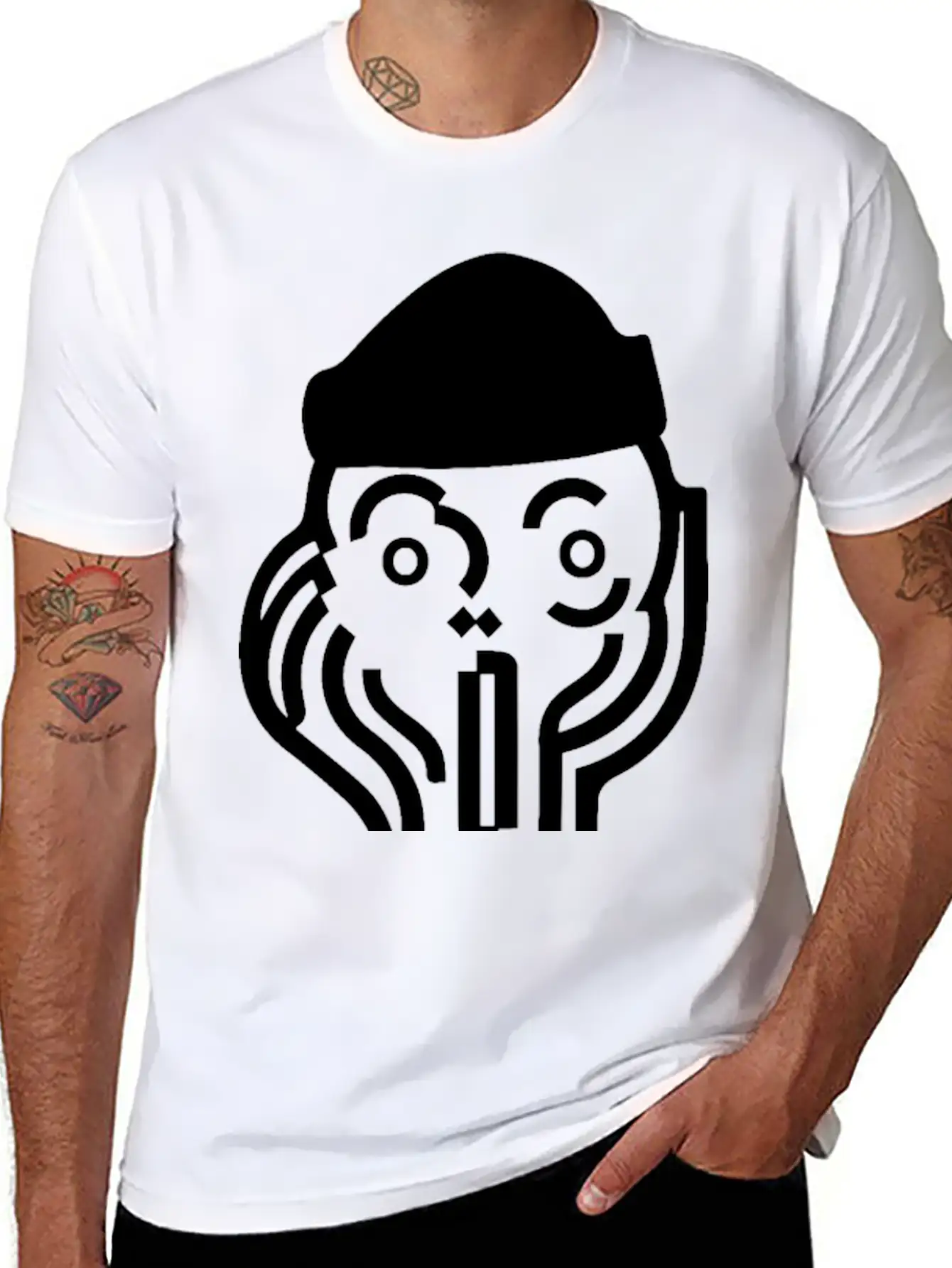 Surprised OPY Basic Graphic T-Shirt – Daily Comfort In Soft Cotton