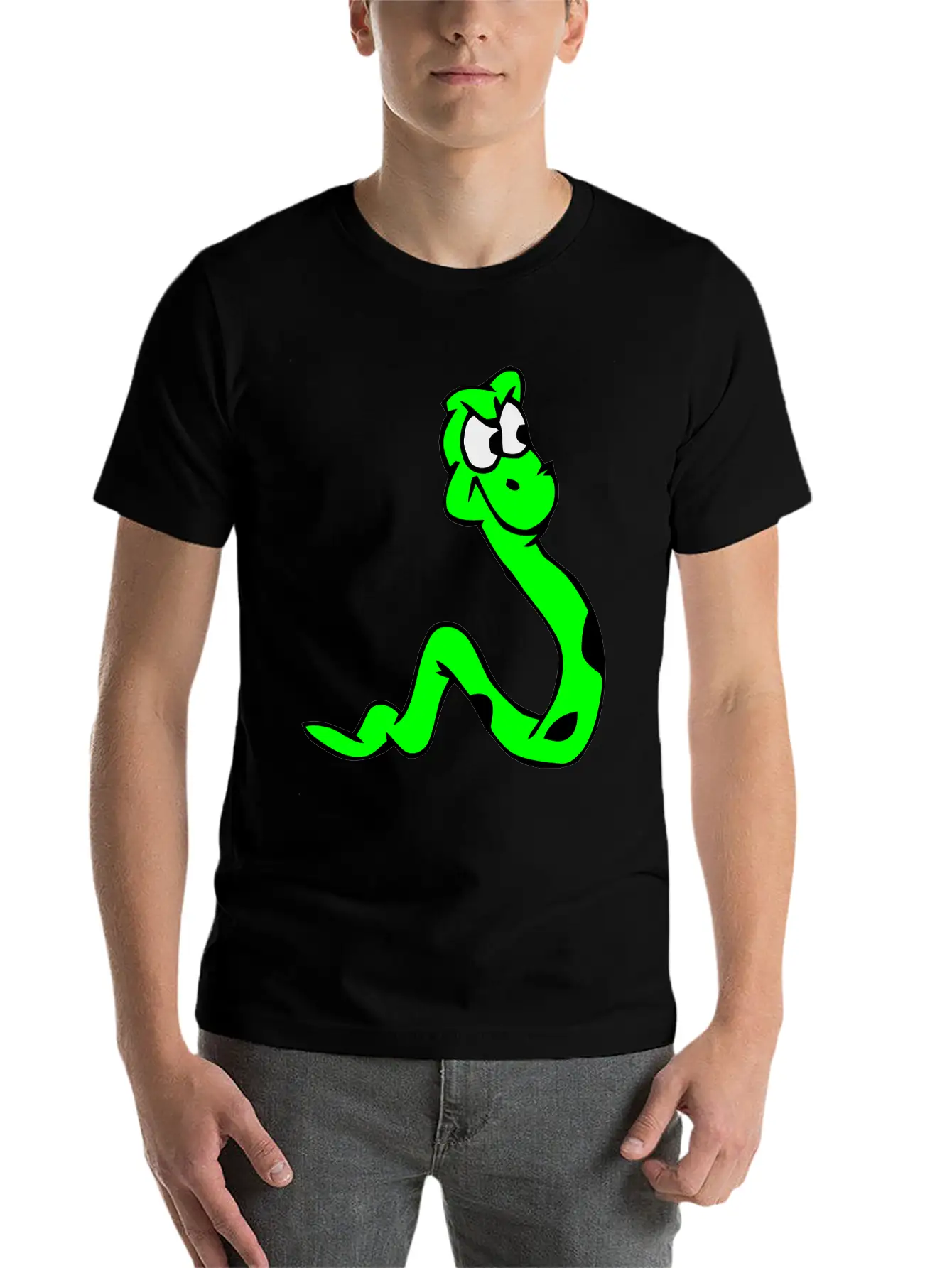 Surprised Snake Relaxed Everyday Tee – Lightweight And Durable Cotton