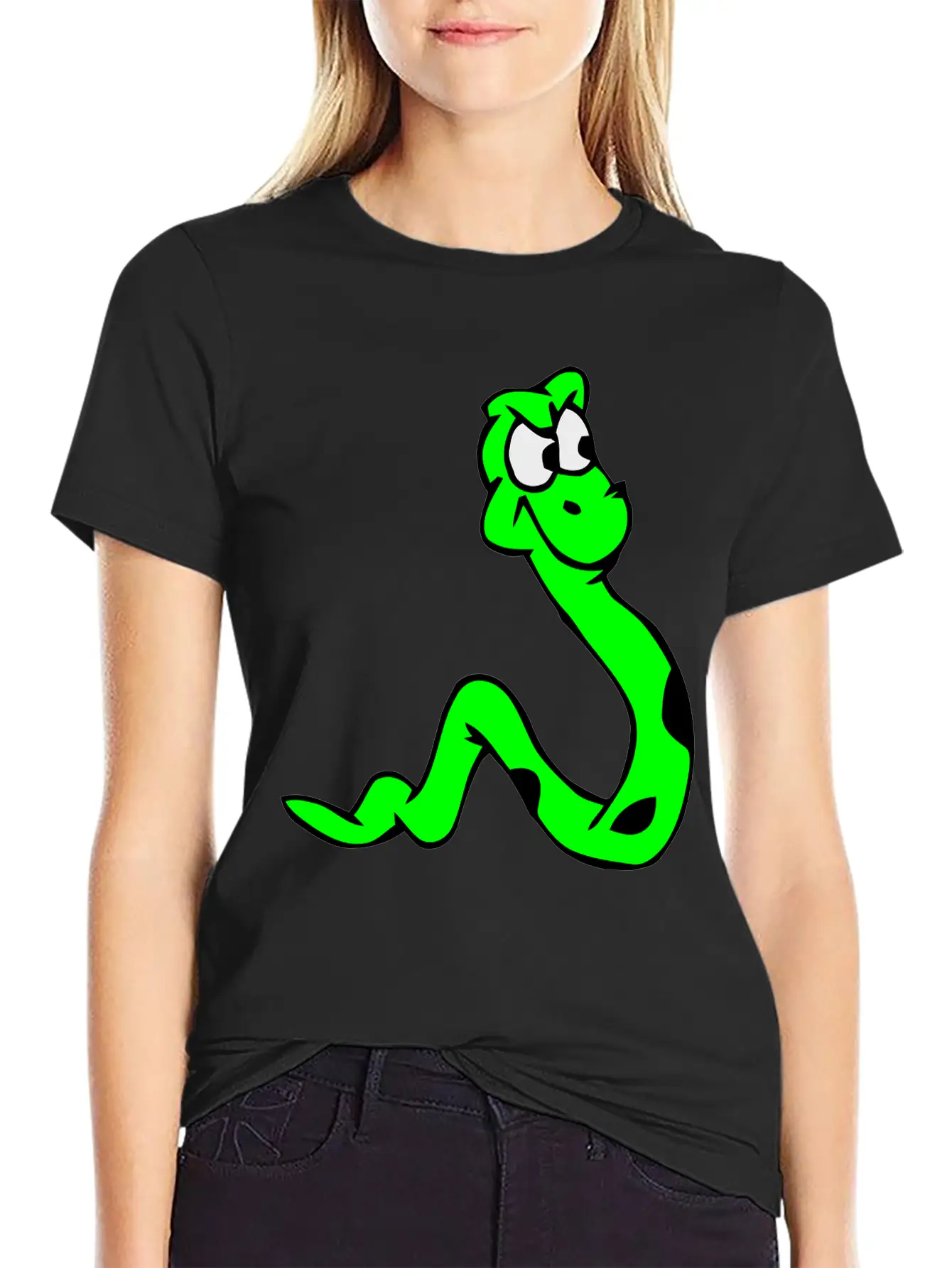 Surprised Snake Relaxed Everyday Tee – Lightweight And Durable Cotton
