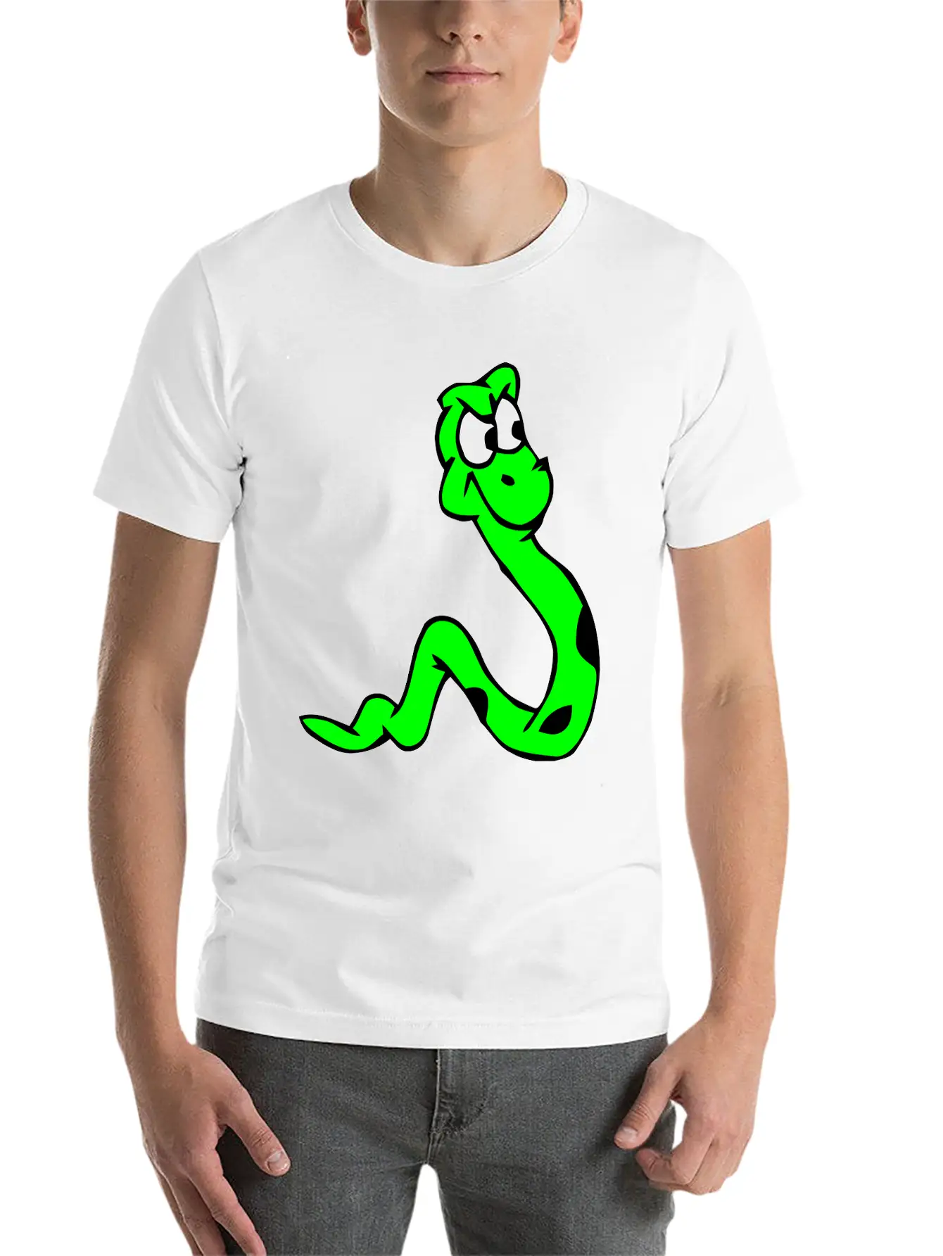 Surprised Snake Relaxed Everyday Tee – Lightweight And Durable Cotton