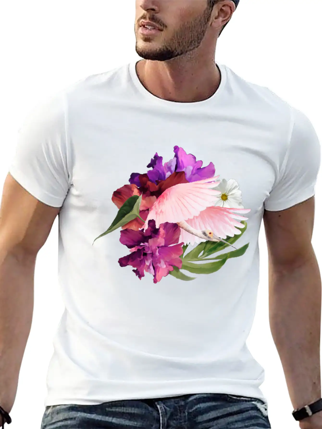Surreal Nature Modern Fit Casual T-Shirt – Clean And Versatile Design