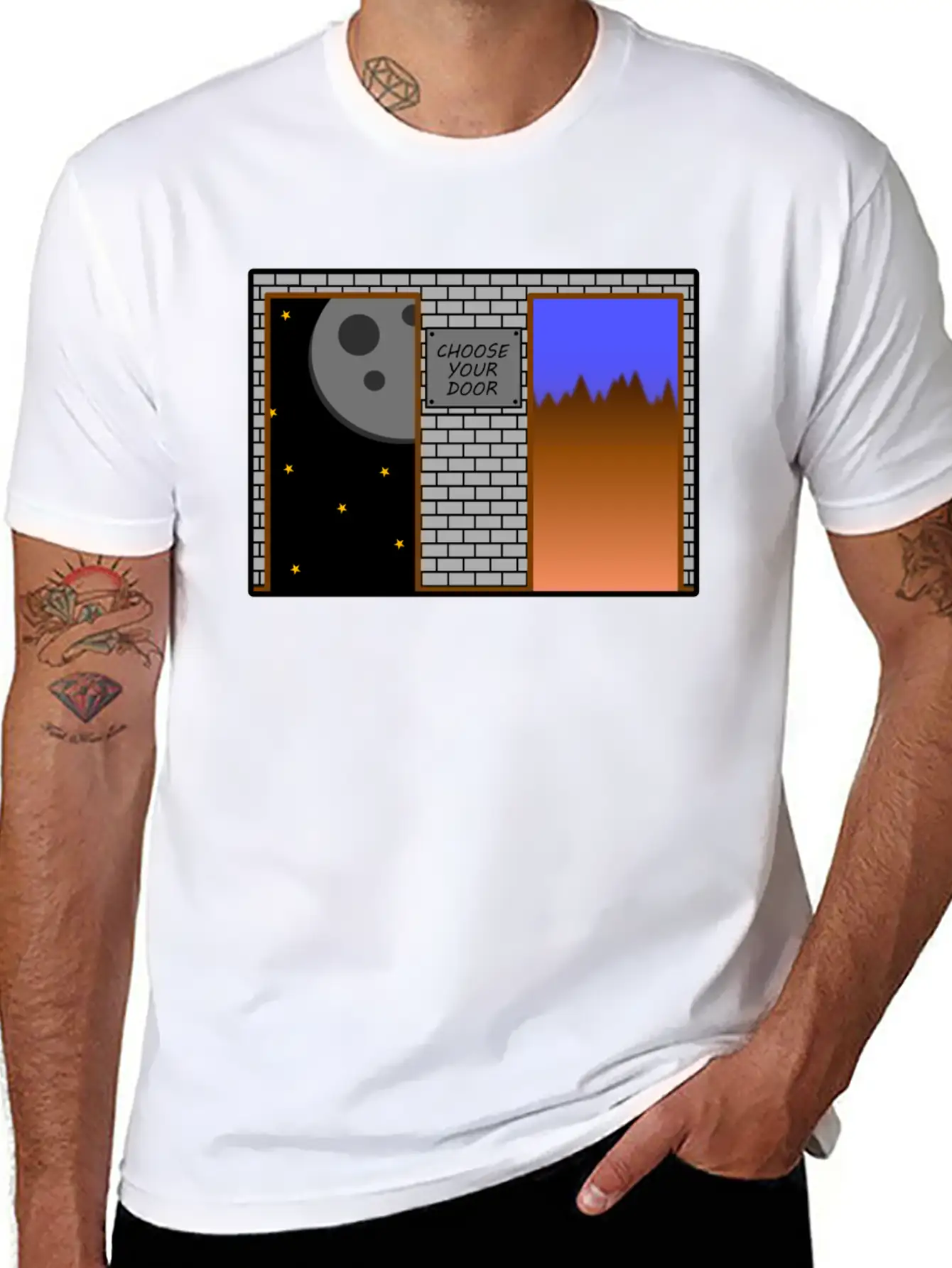 Surreal World Stylish Everyday T-Shirt – Unisex Basic Cotton Tee