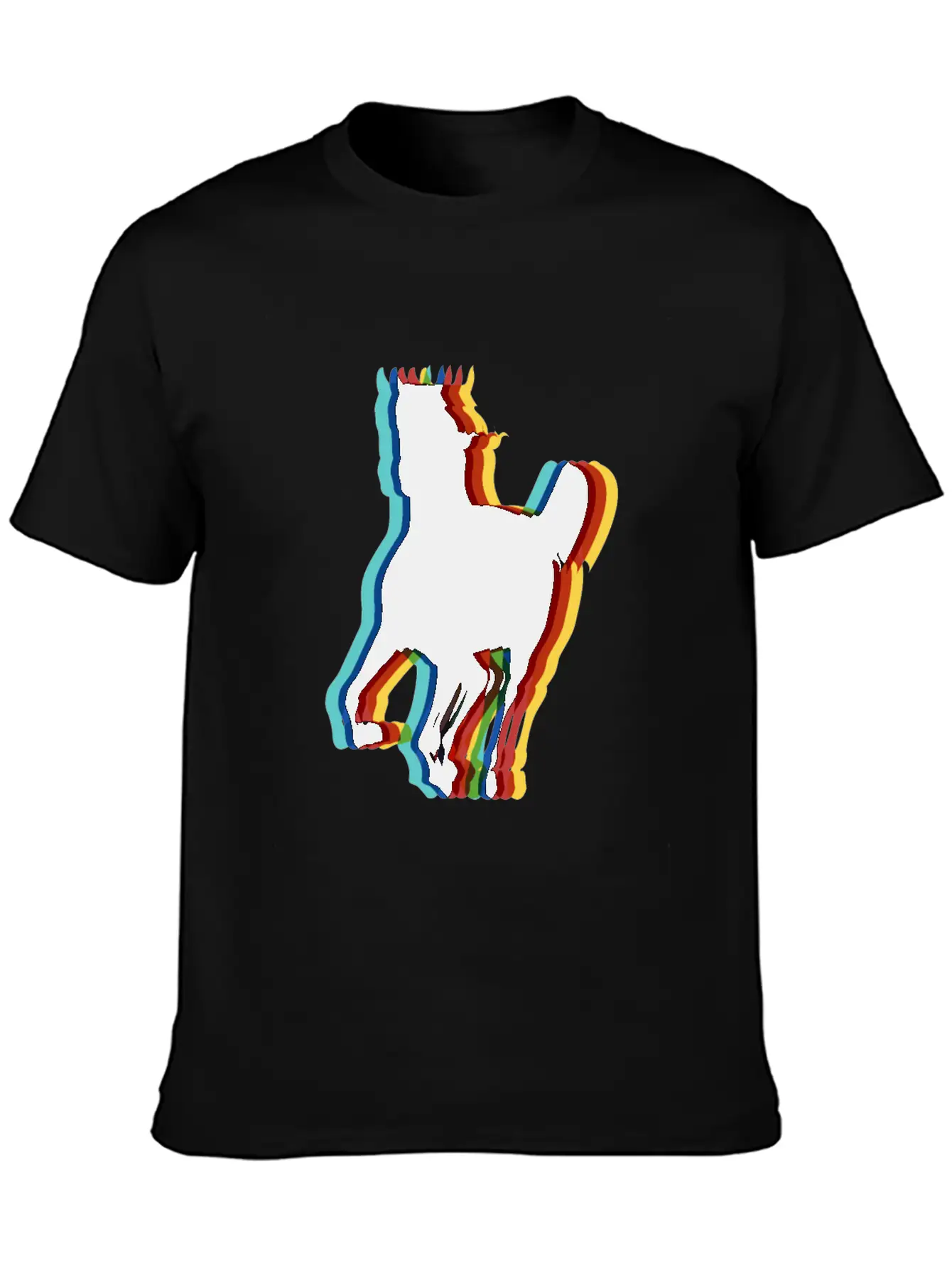 Surrealistic Horse - Psychedelic Art Modern Fit Casual T-Shirt ��� Clean And Versatile Design