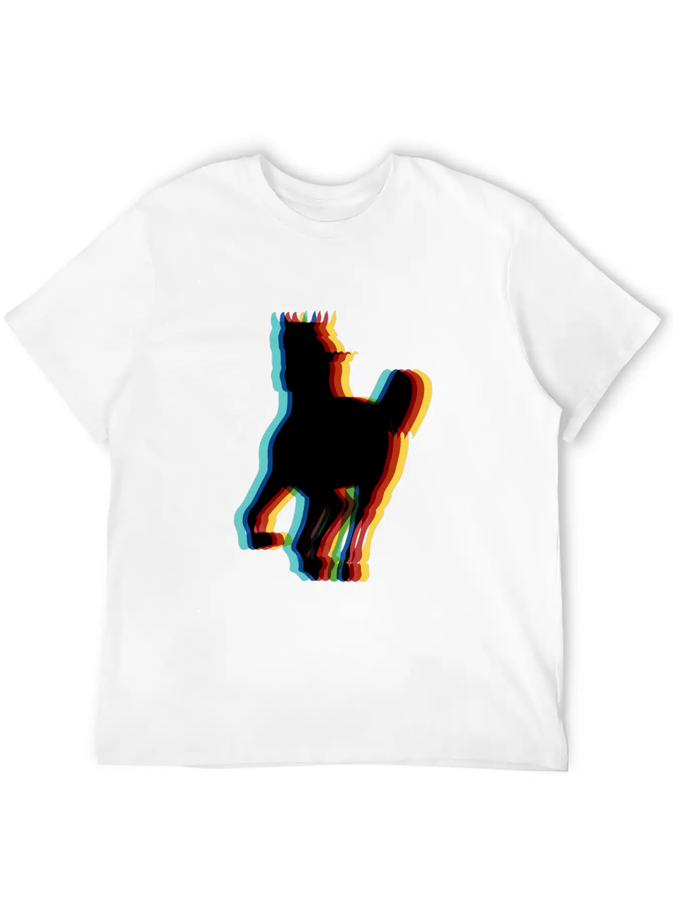 Surrealistic Horse - Psychedelic Art Modern Fit Casual T-Shirt ��� Clean And Versatile Design