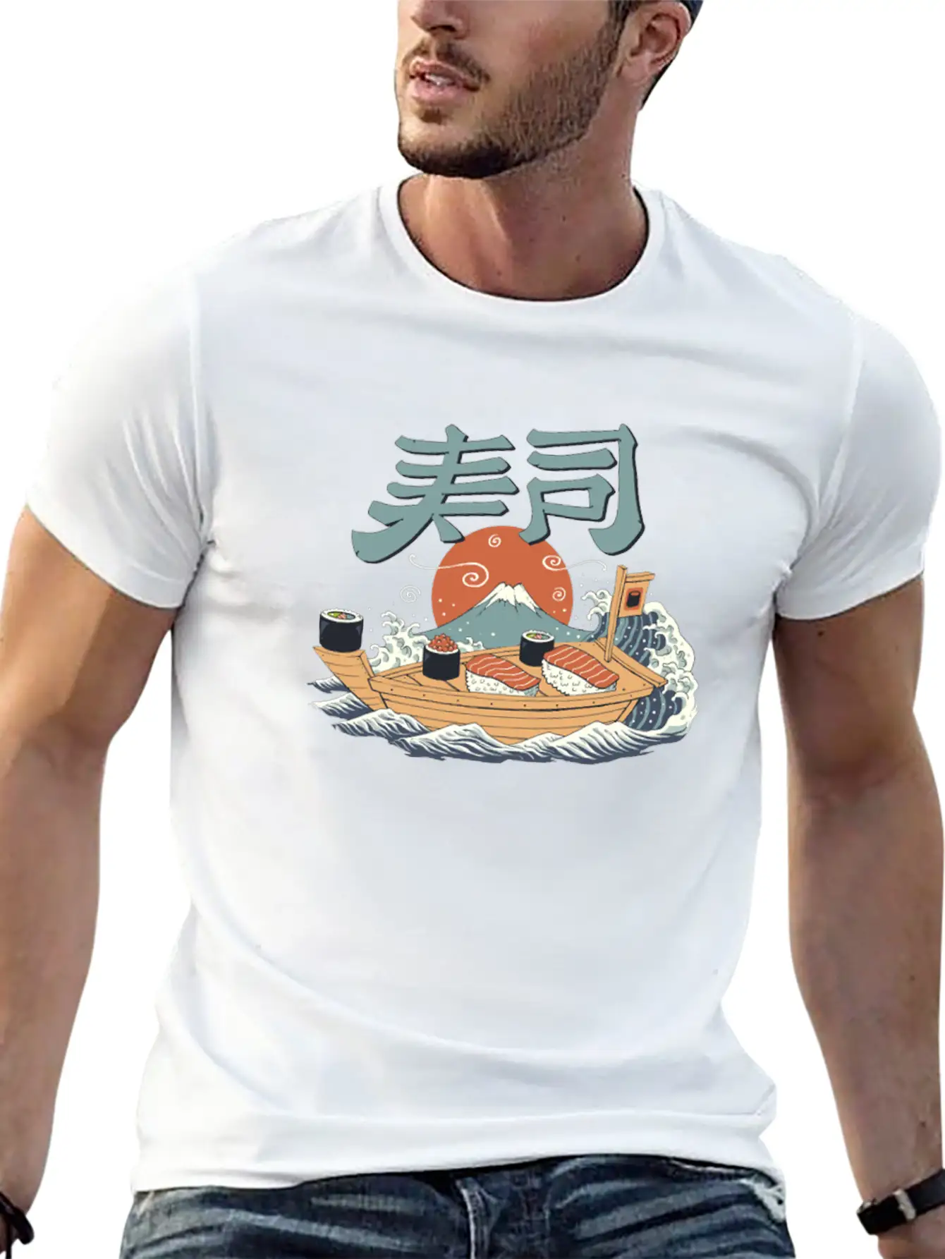 Sushi Pop Basic Graphic T-Shirt – Daily Comfort In Soft Cotton