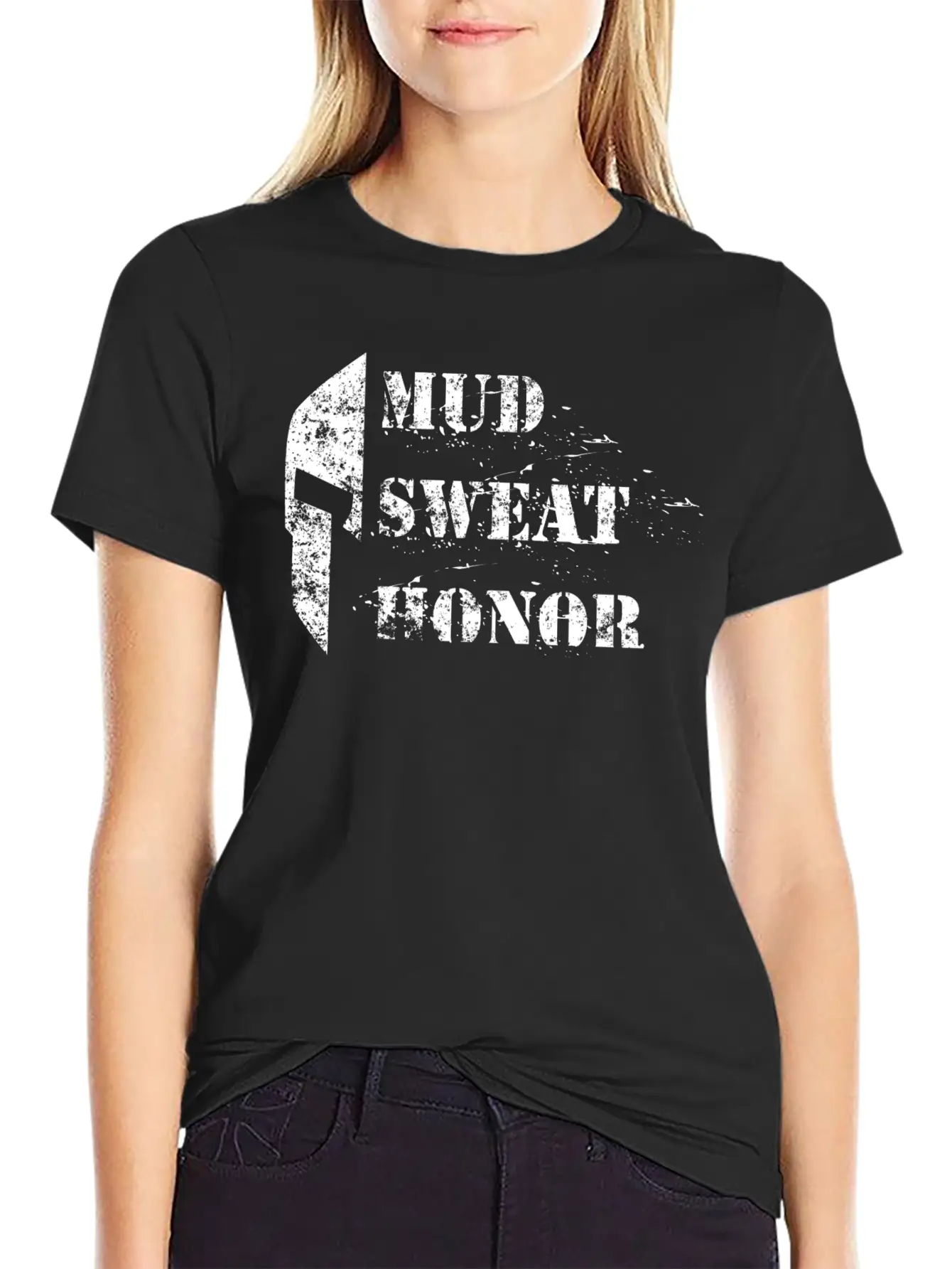 Sweat Mud Honor Sparta Unisex Casual T-Shirt – Clean Design For Daily Comfort