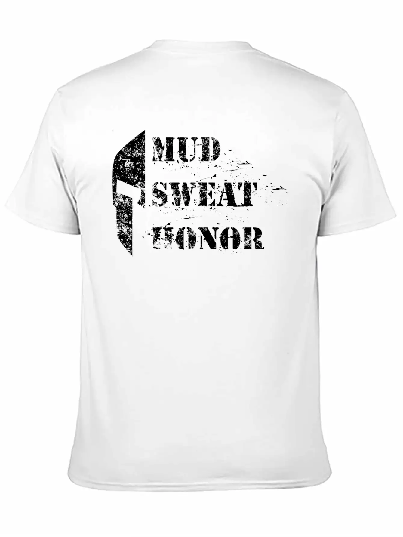 Sweat Mud Honor Sparta Unisex Casual T-Shirt – Clean Design For Daily Comfort