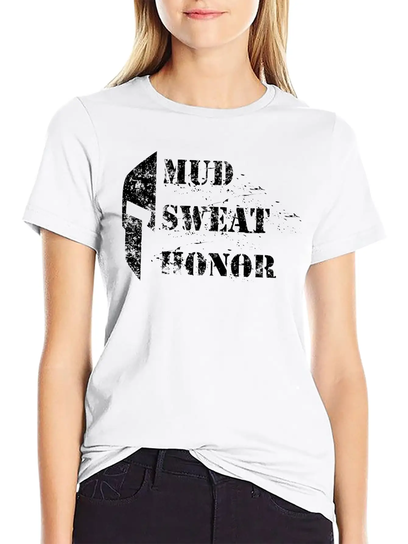 Sweat Mud Honor Sparta Unisex Casual T-Shirt – Clean Design For Daily Comfort