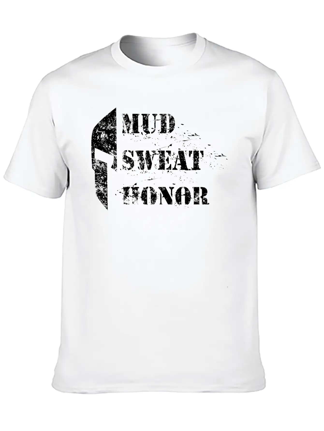 Sweat Mud Honor Sparta Unisex Casual T-Shirt – Clean Design For Daily Comfort