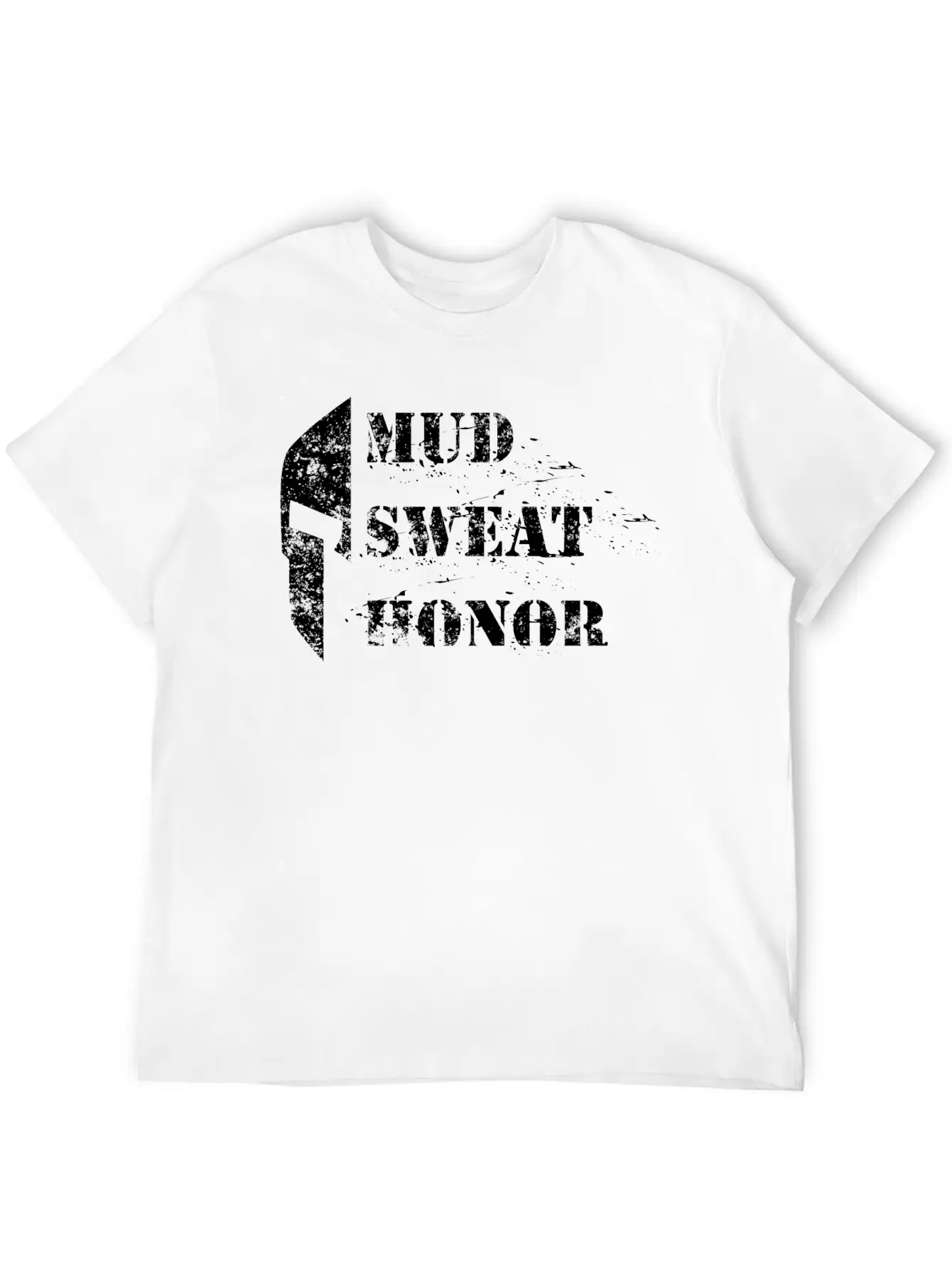 Sweat Mud Honor Sparta Unisex Casual T-Shirt – Clean Design For Daily Comfort